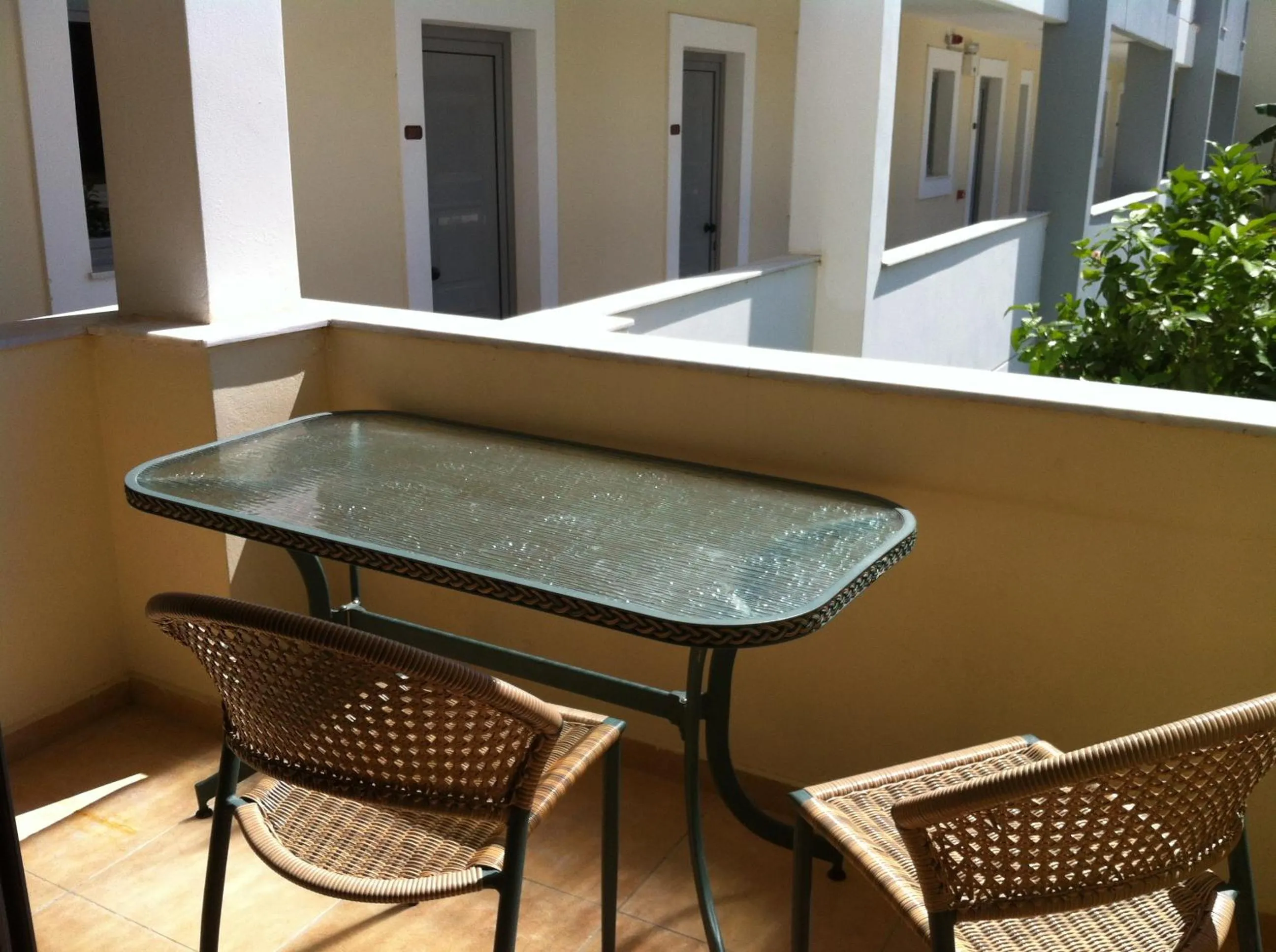 Patio in Olgas Paradise Apartments