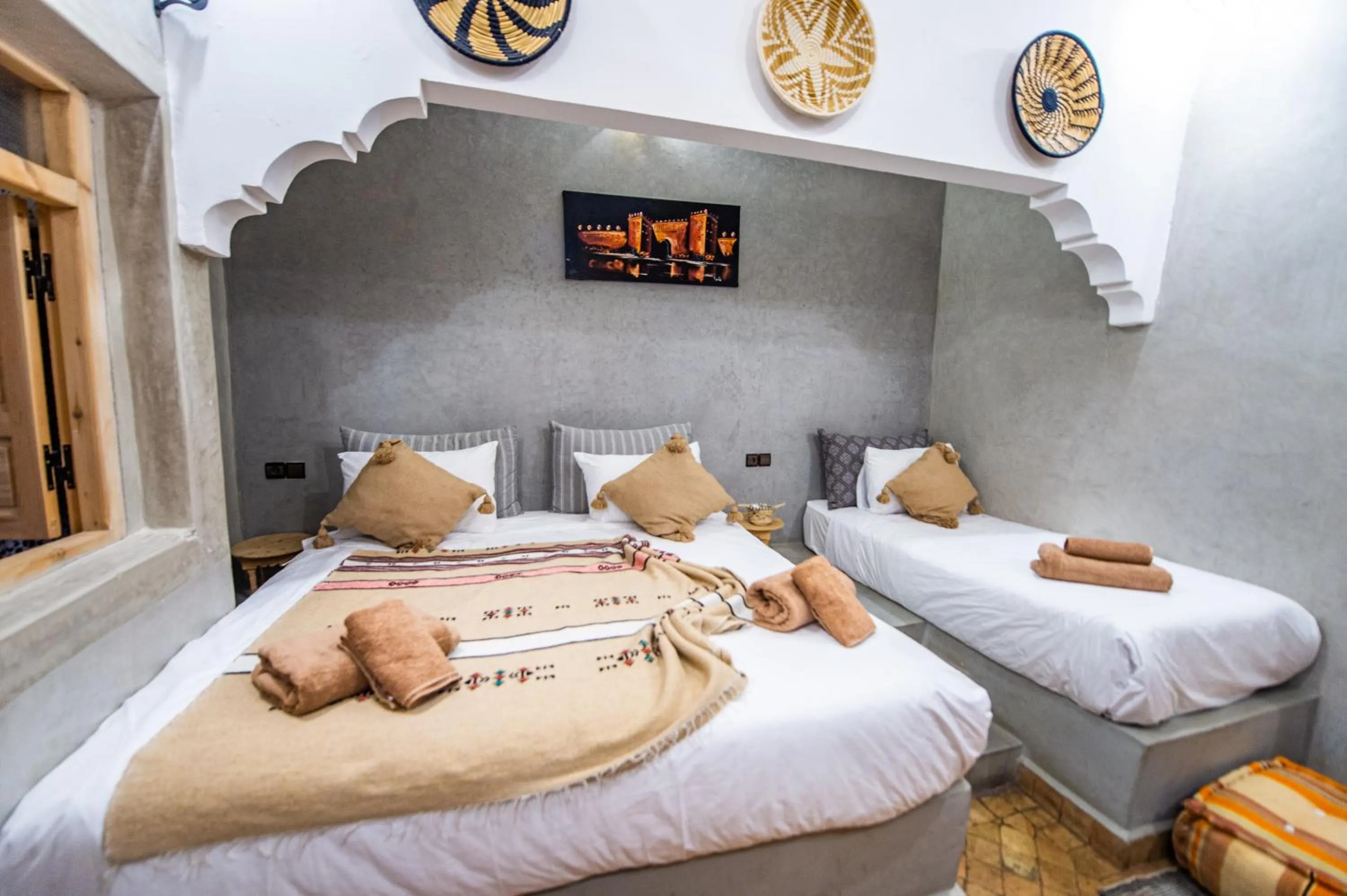 Bed in KOUTOBIA ROYAL