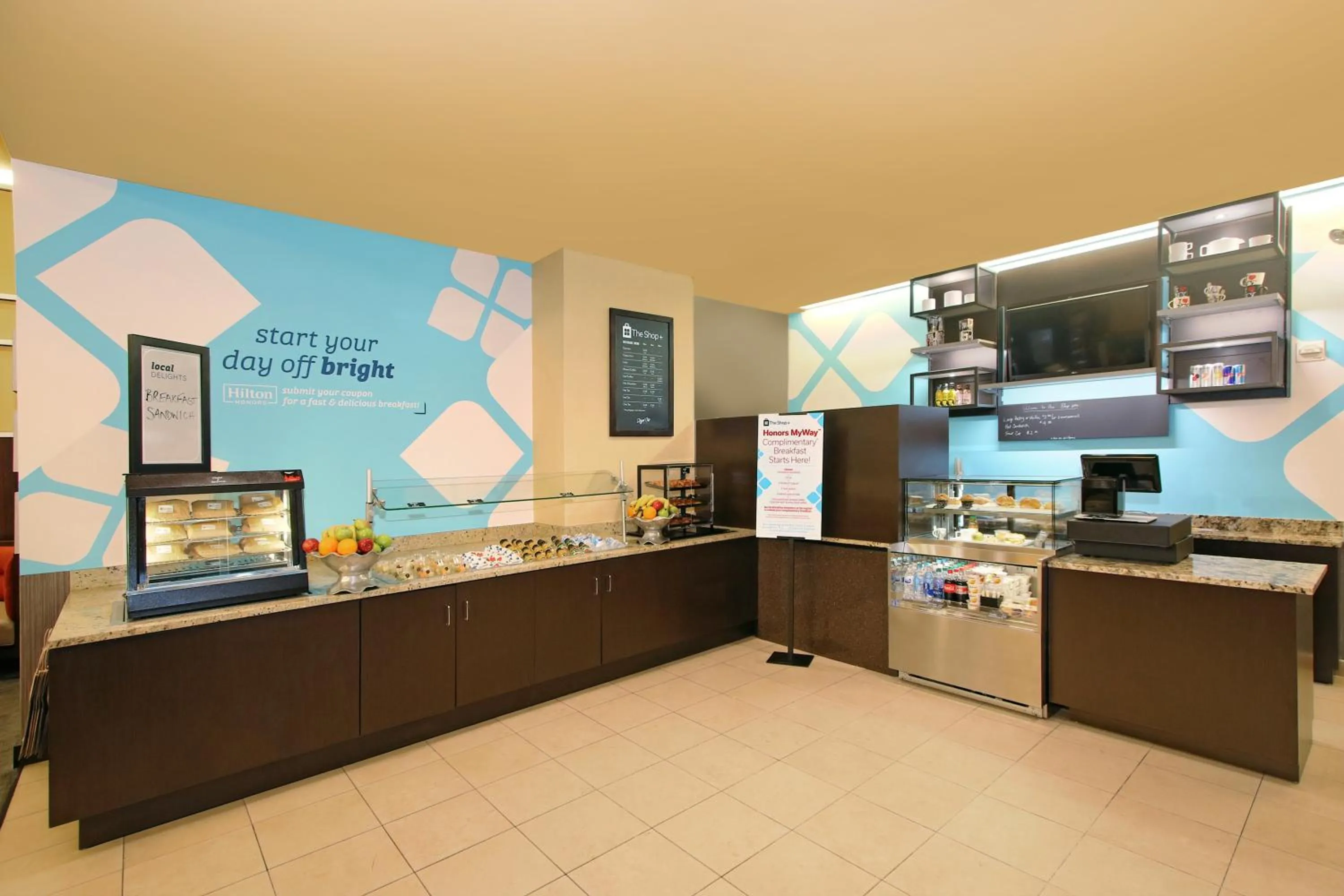 Restaurant/places to eat in Hilton Garden Inn West 35th Street