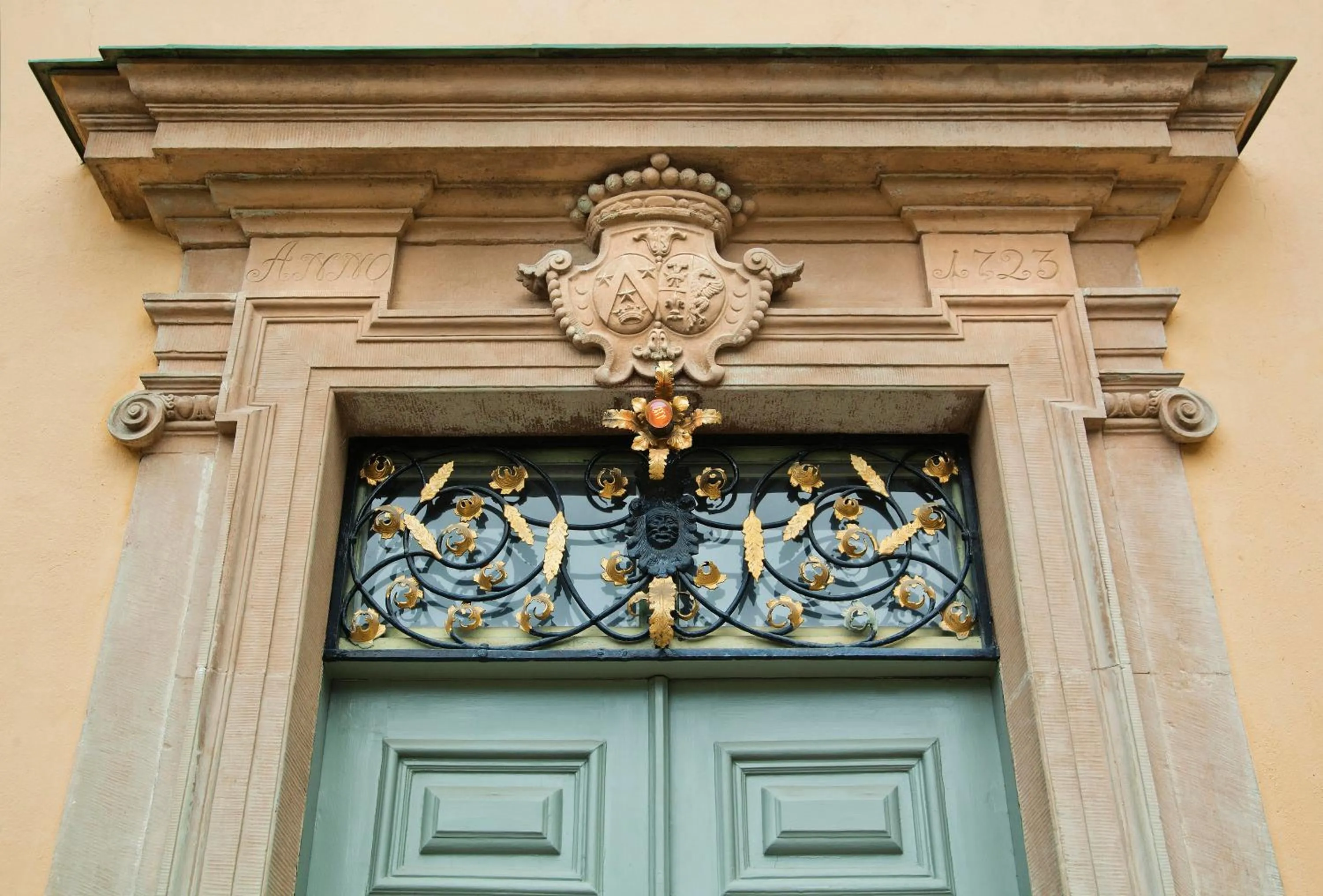 Facade/entrance in Åkeshofs Slott