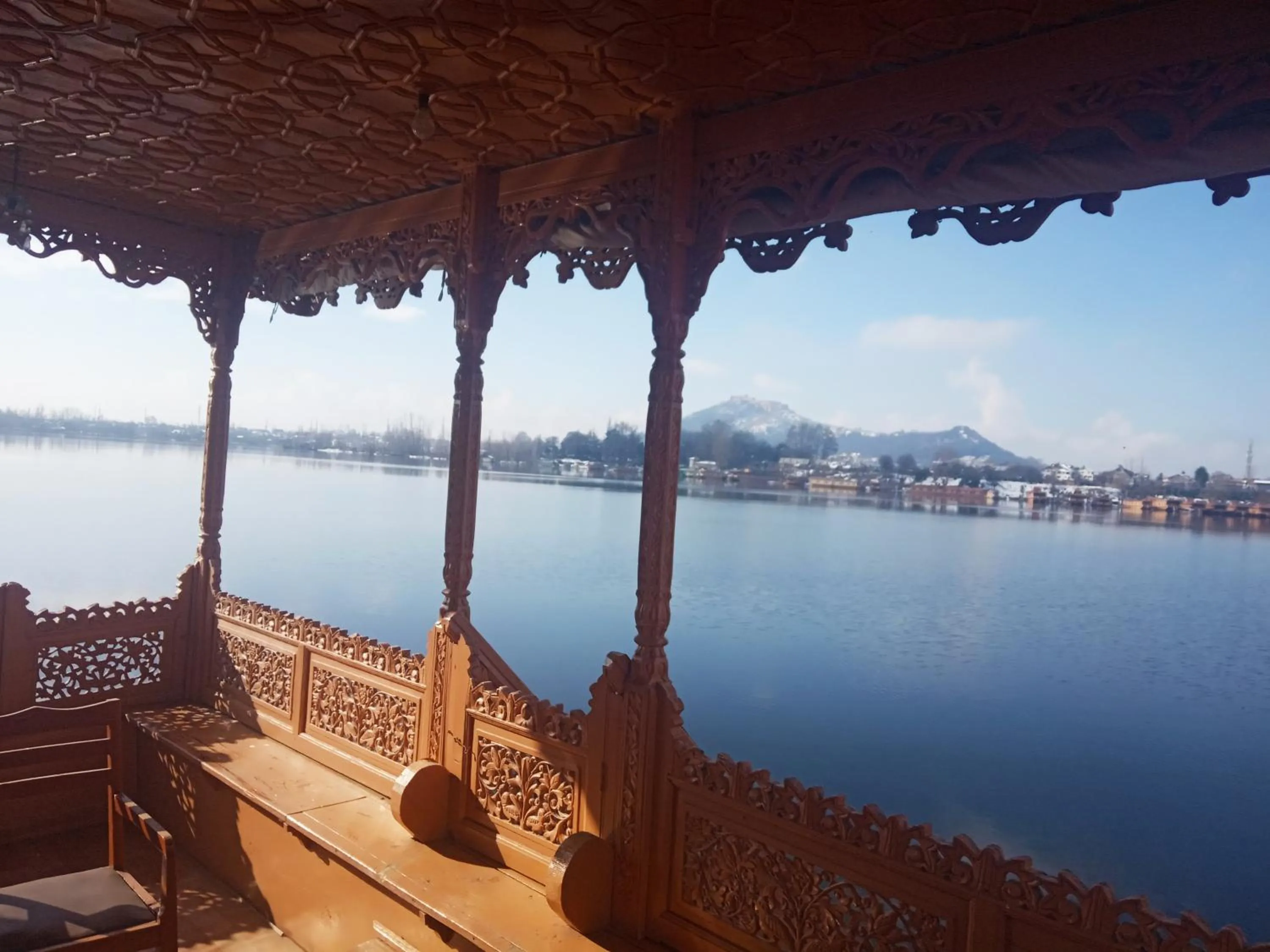 Balcony/Terrace in Maharaja palace houseboat