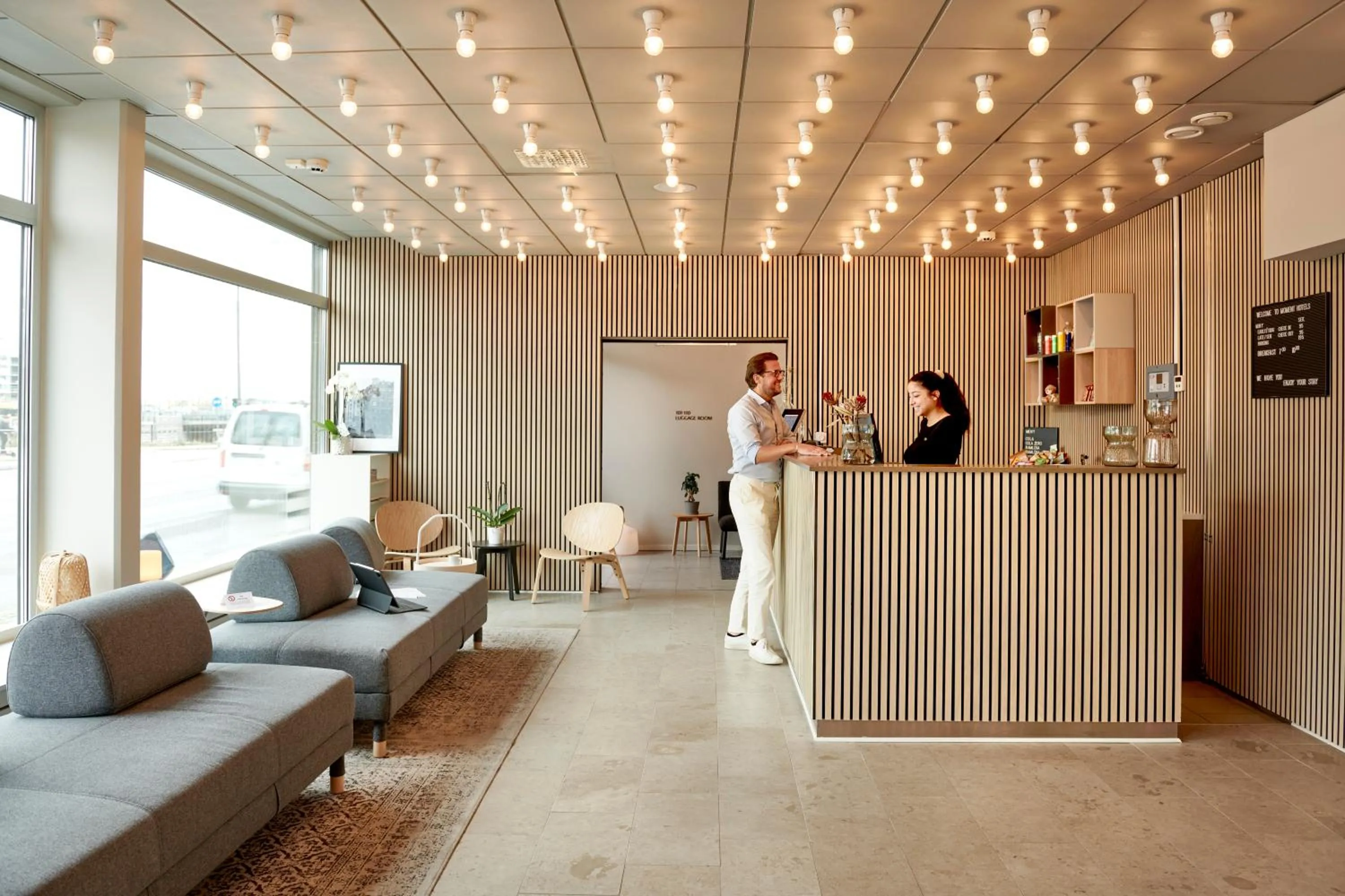Lobby or reception in Moment Hotels