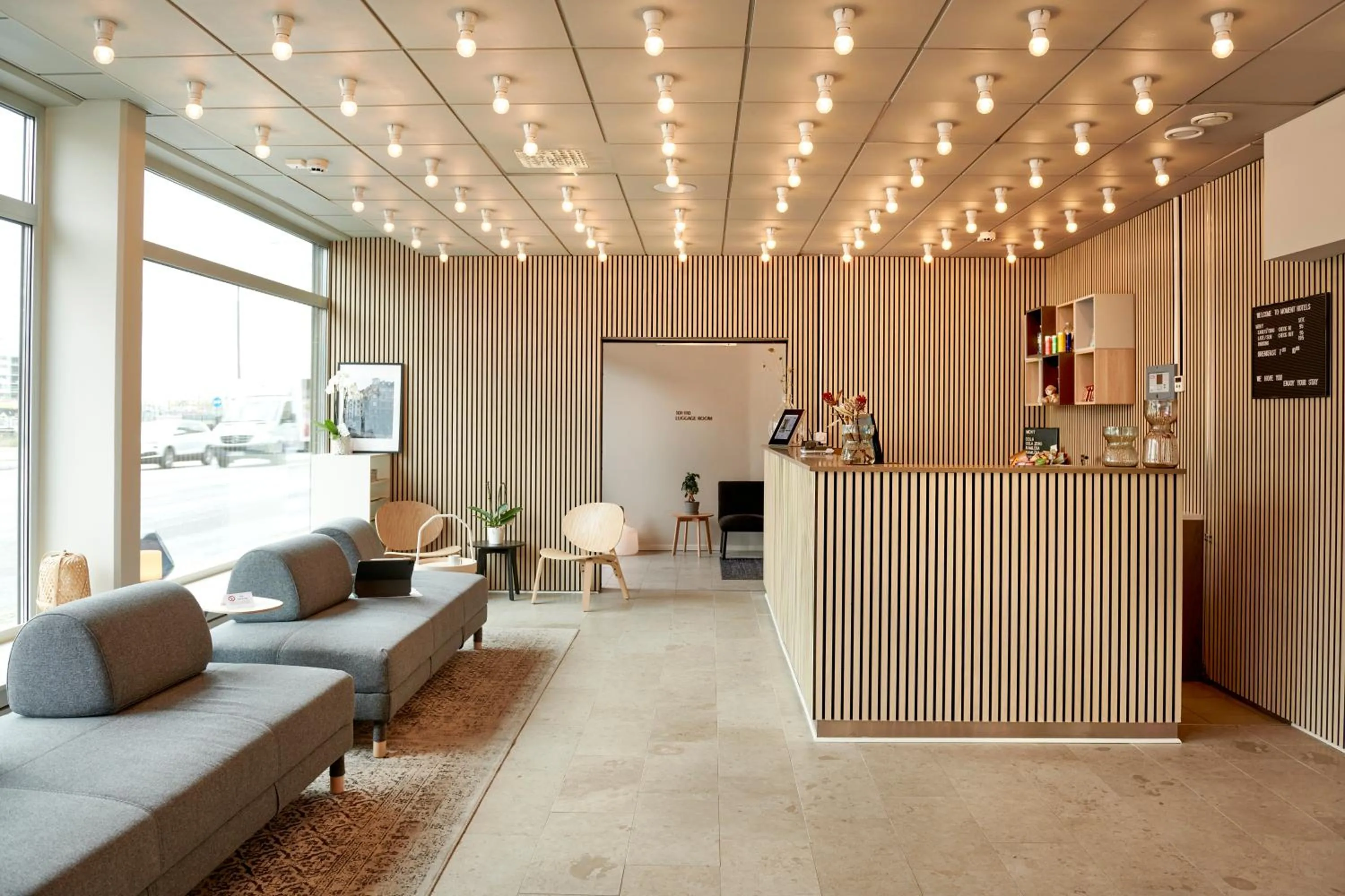 Lobby or reception in Moment Hotels