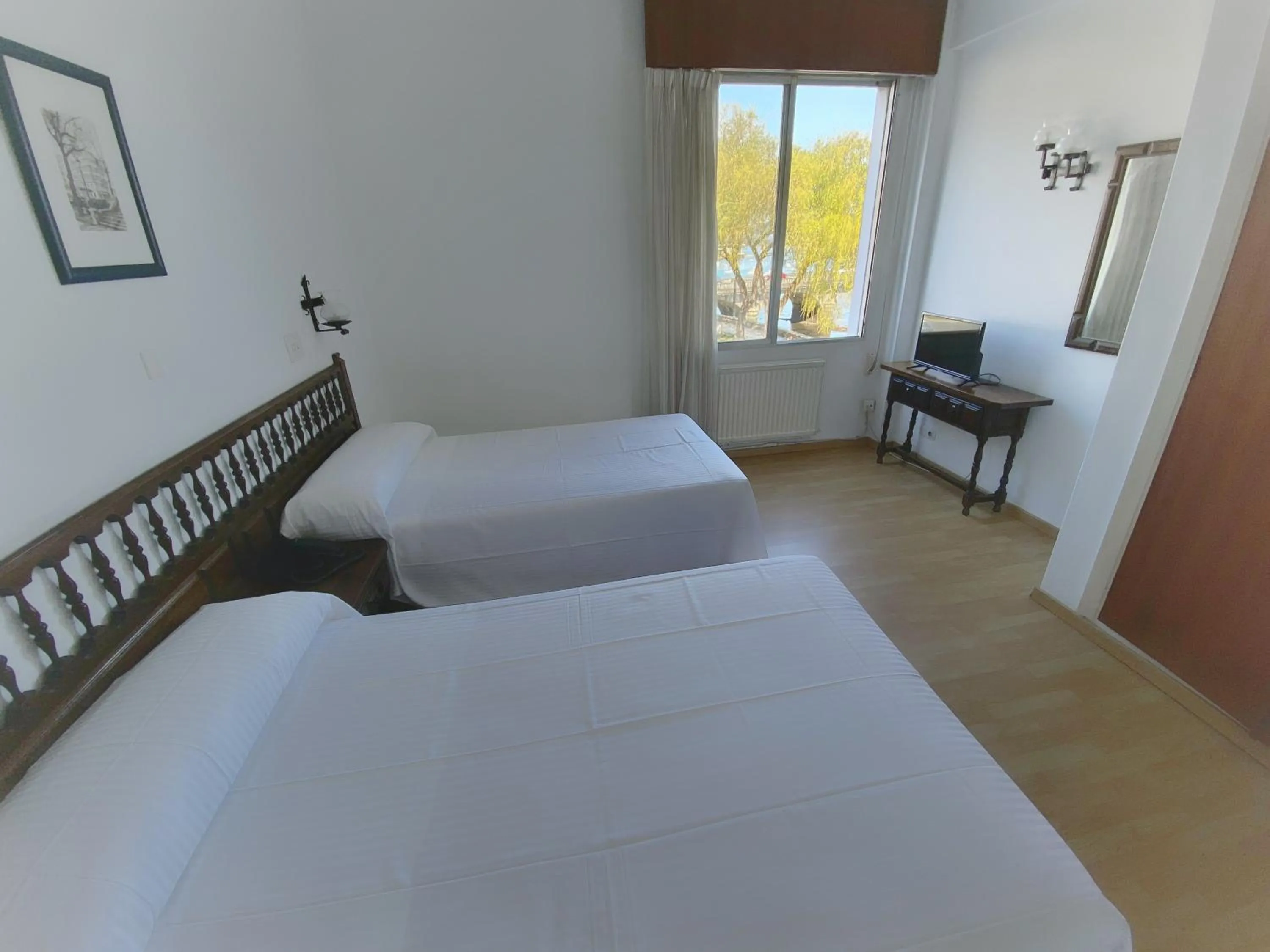 Bed in Hotel Eumesa