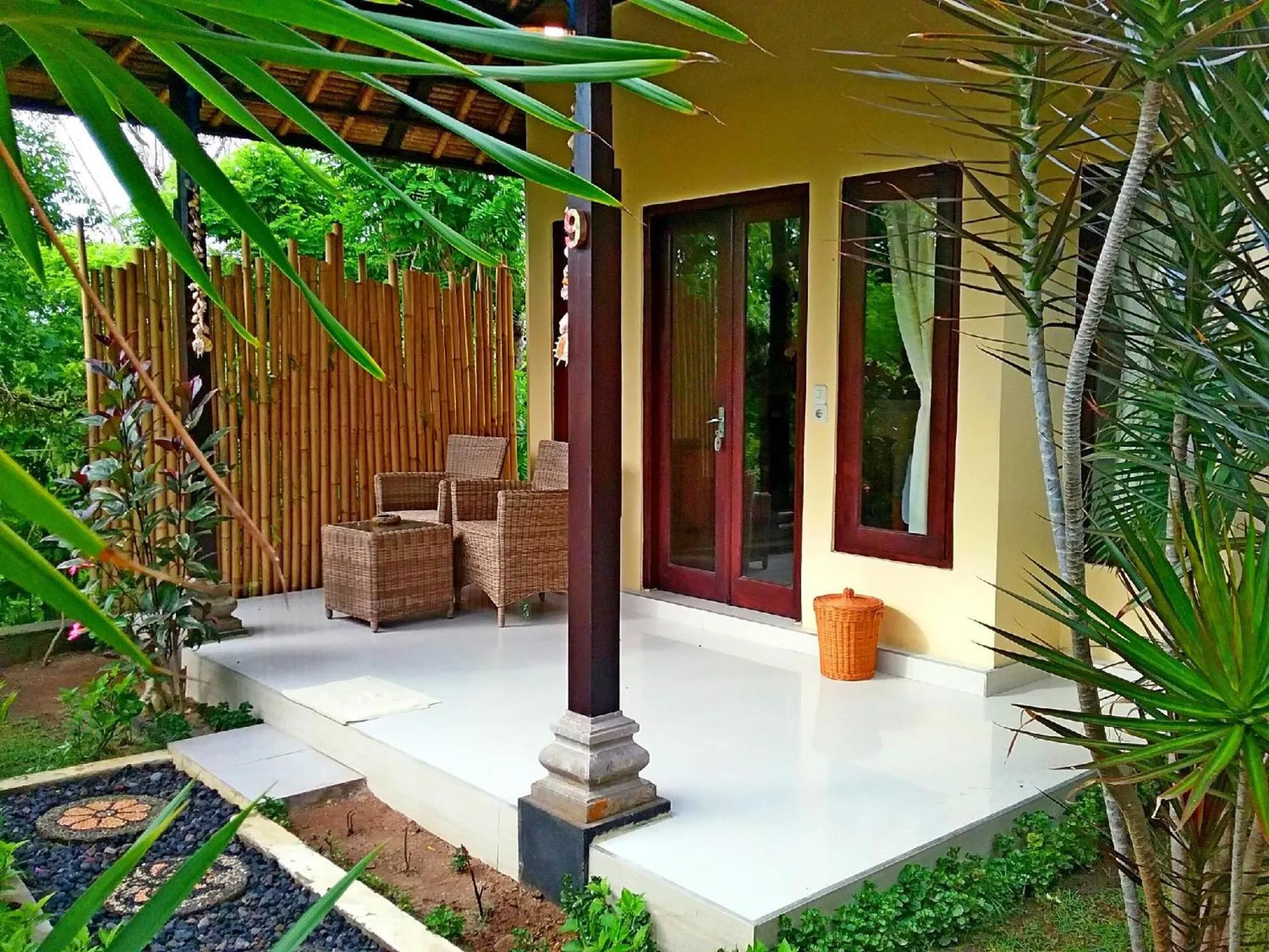 Patio in Dream Beach Kubu & SPA by ABM