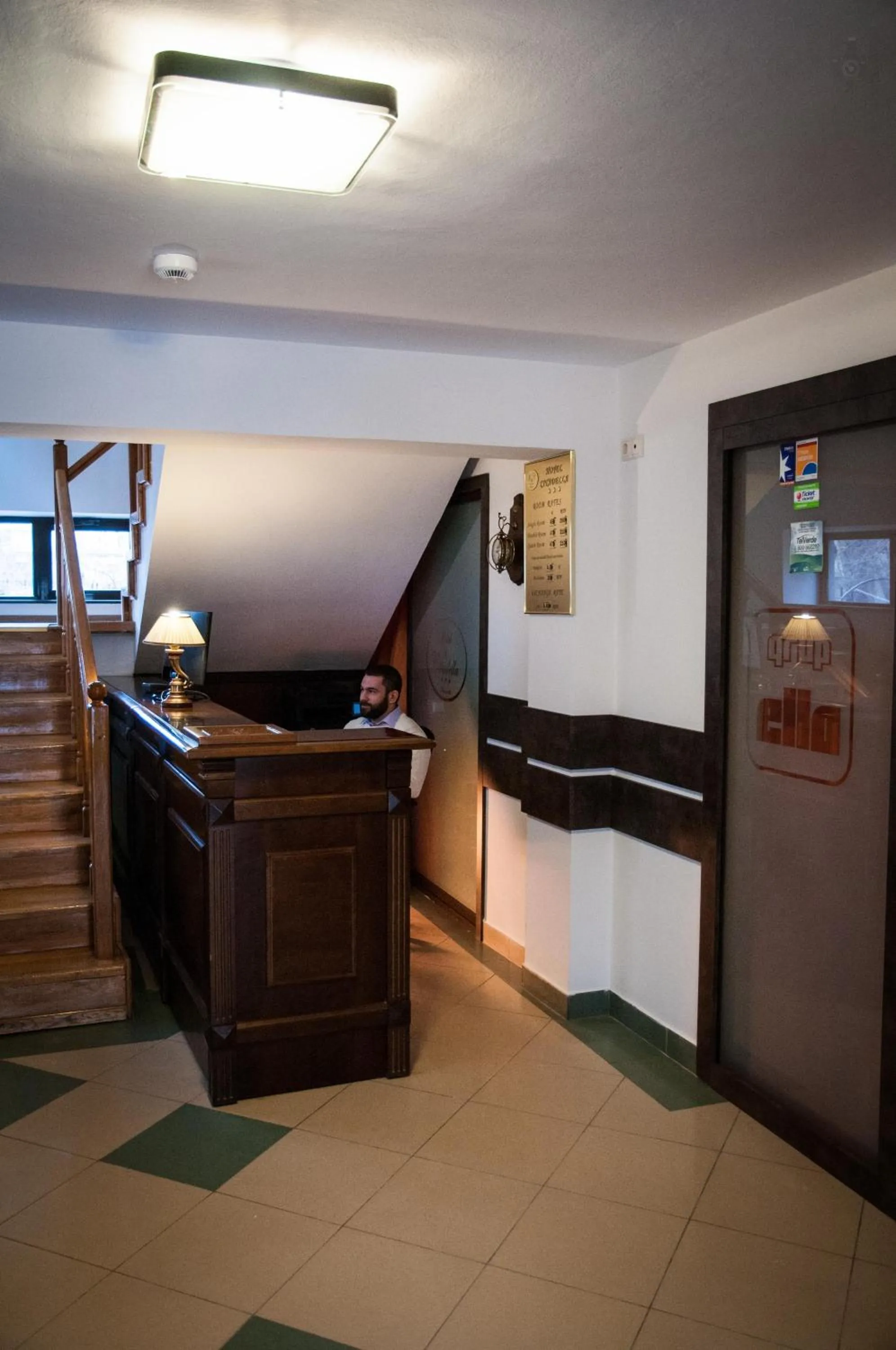 Lobby or reception in Hotel Citadella