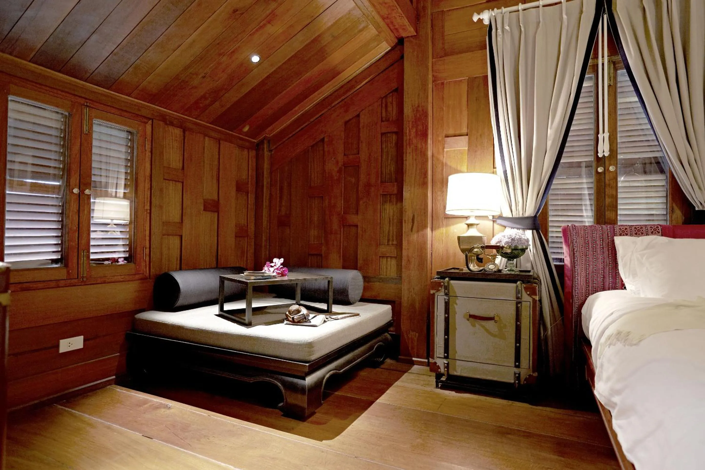 Seating area, Bed in Burasari Heritage Luang Prabang