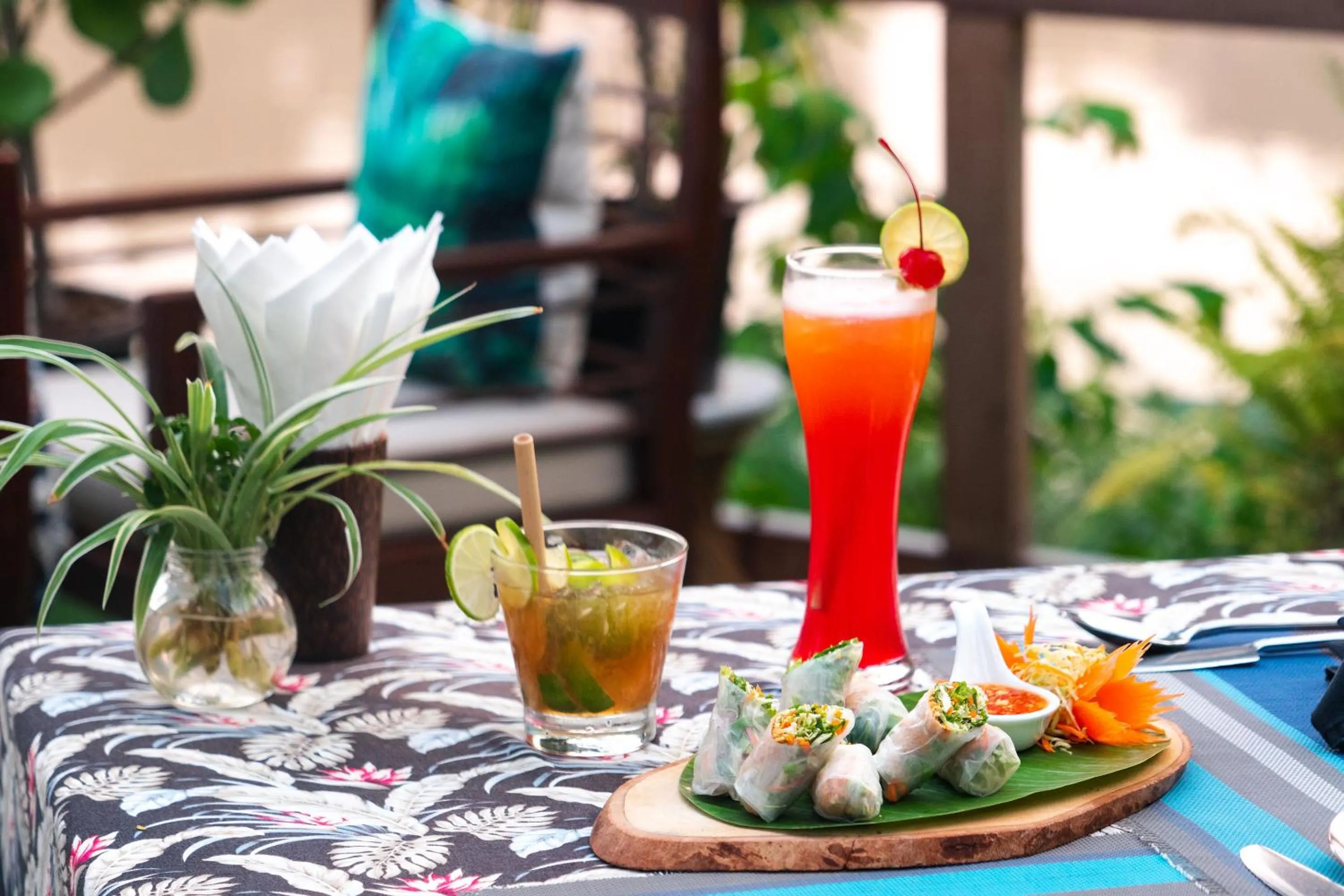 Food and drinks in Burasari Heritage Luang Prabang