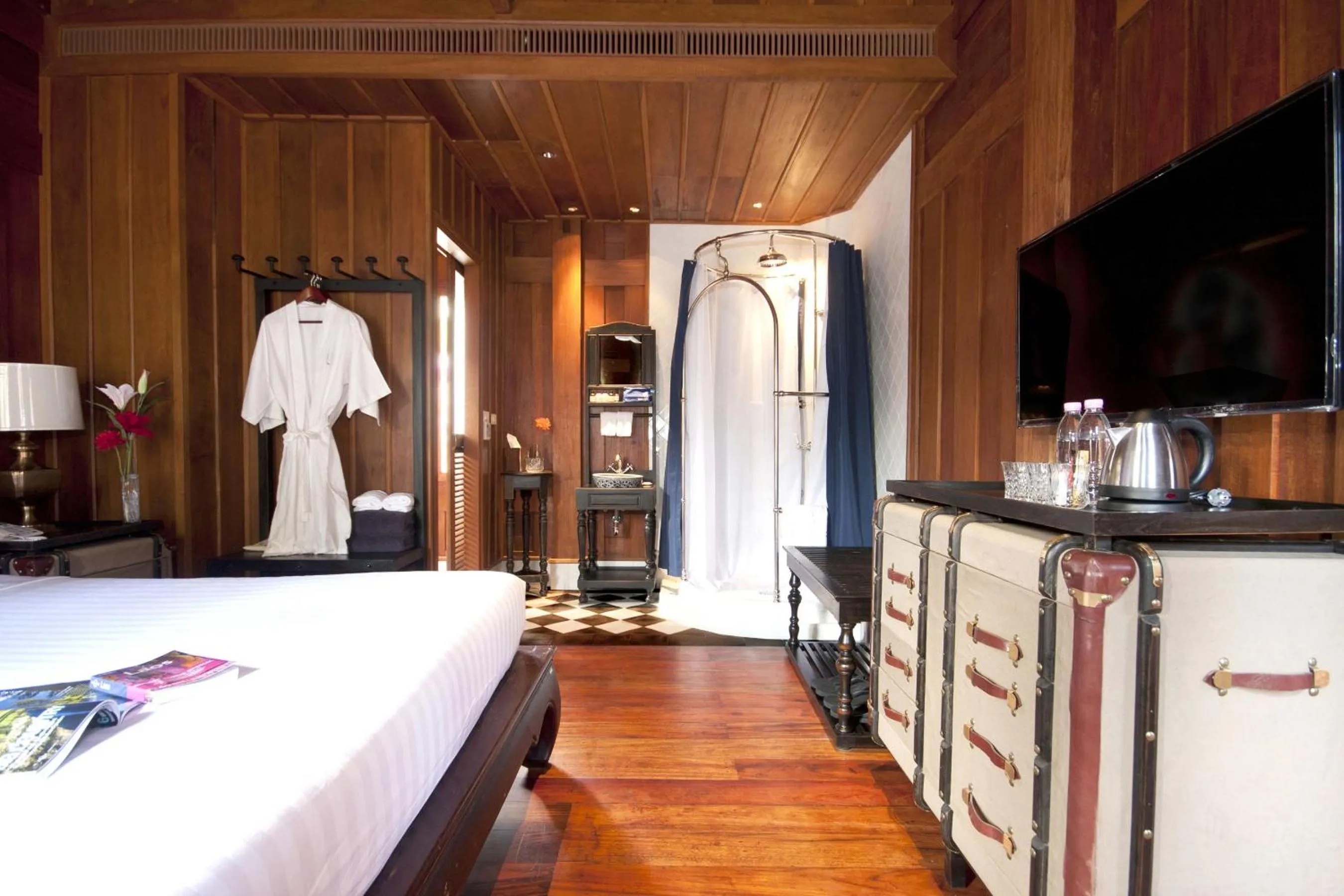 Bathroom, Bed in Burasari Heritage Luang Prabang