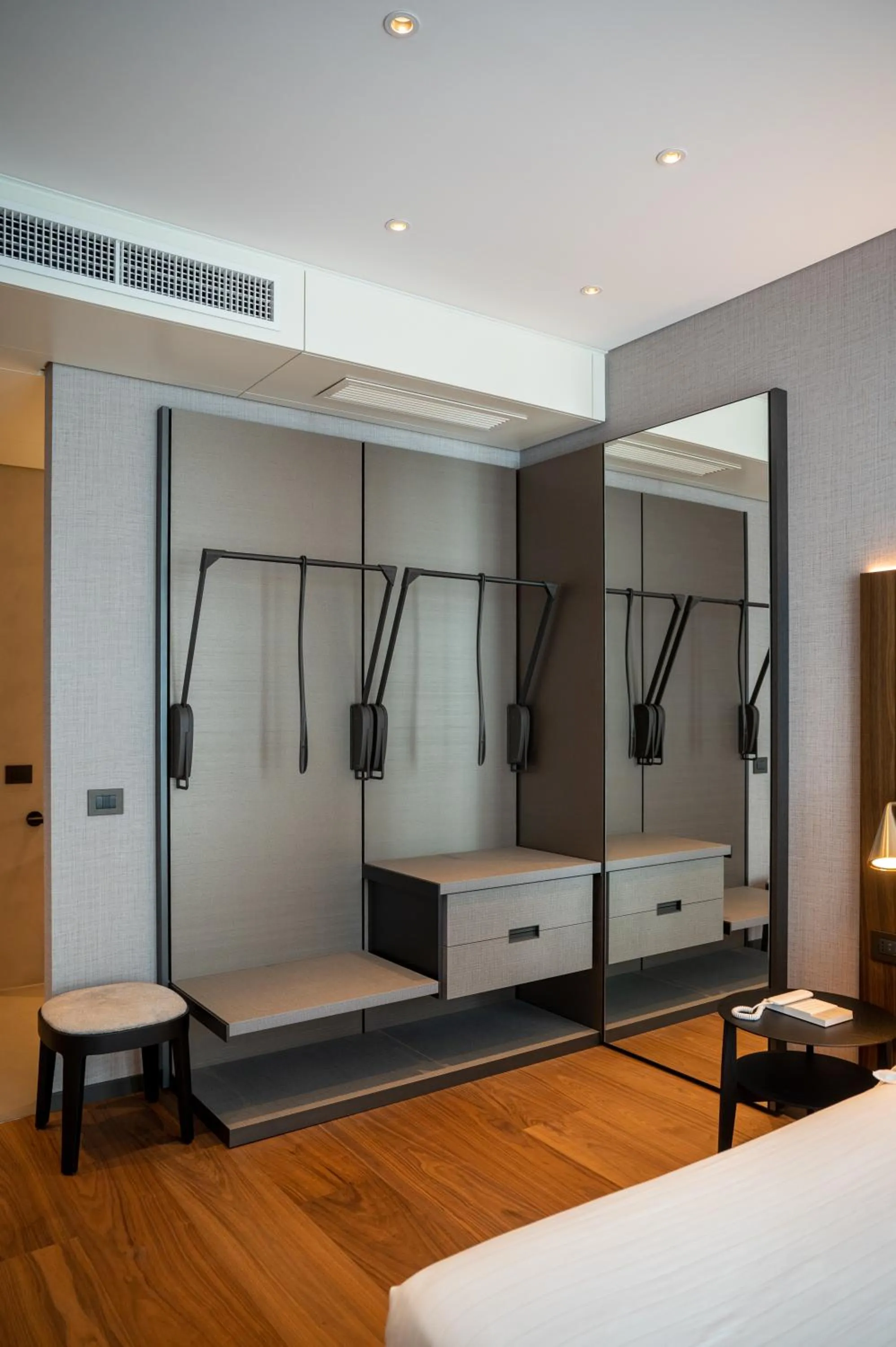 wardrobe, Bed in DUPARC Contemporary Suites