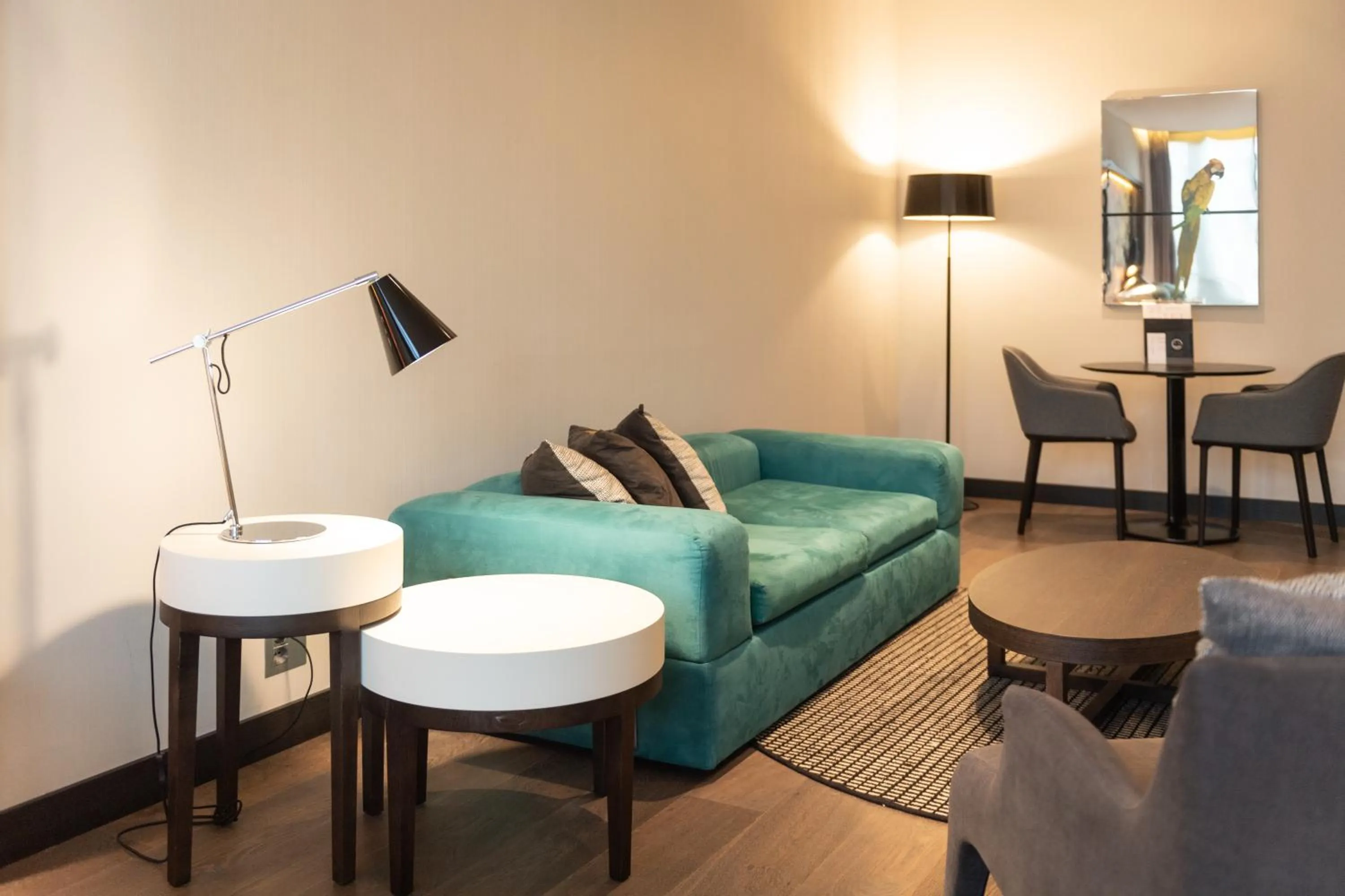 Seating area in DUPARC Contemporary Suites