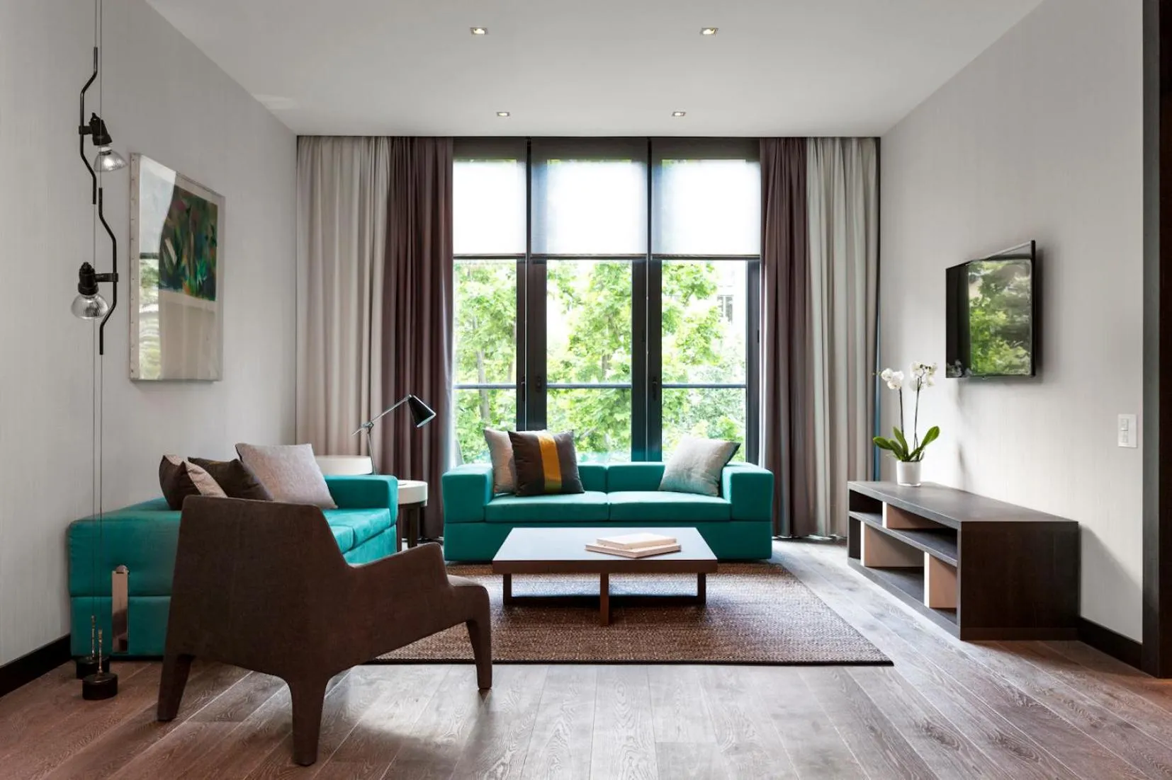 Living room in DUPARC Contemporary Suites