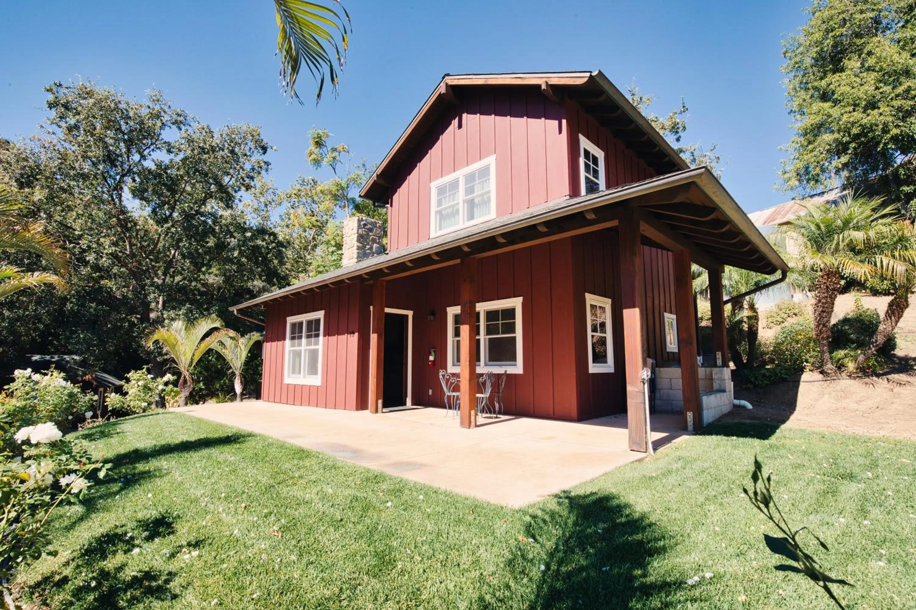 Garden view in Circle Bar B Guest Ranch
