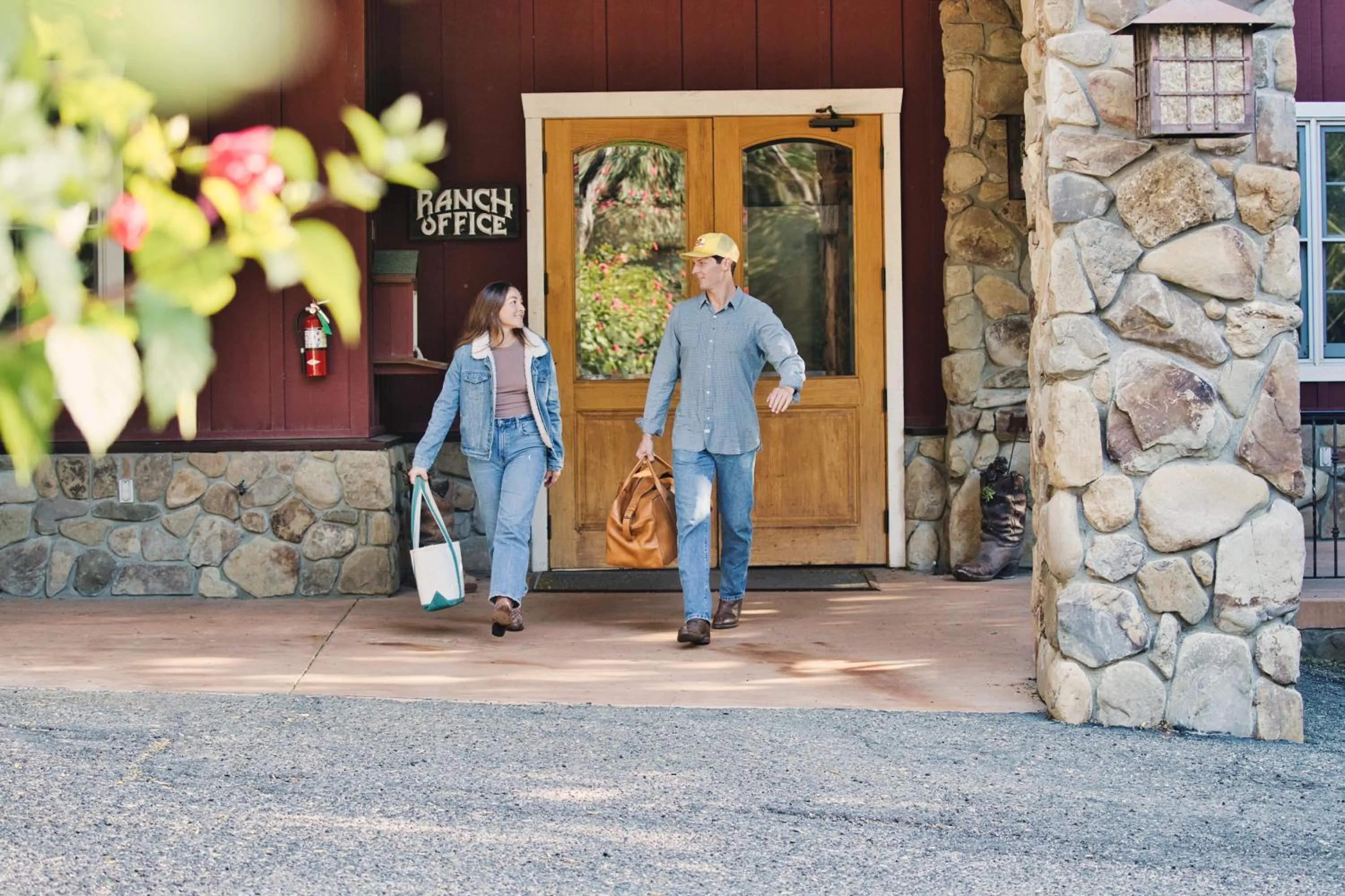 Facade/entrance in Circle Bar B Guest Ranch