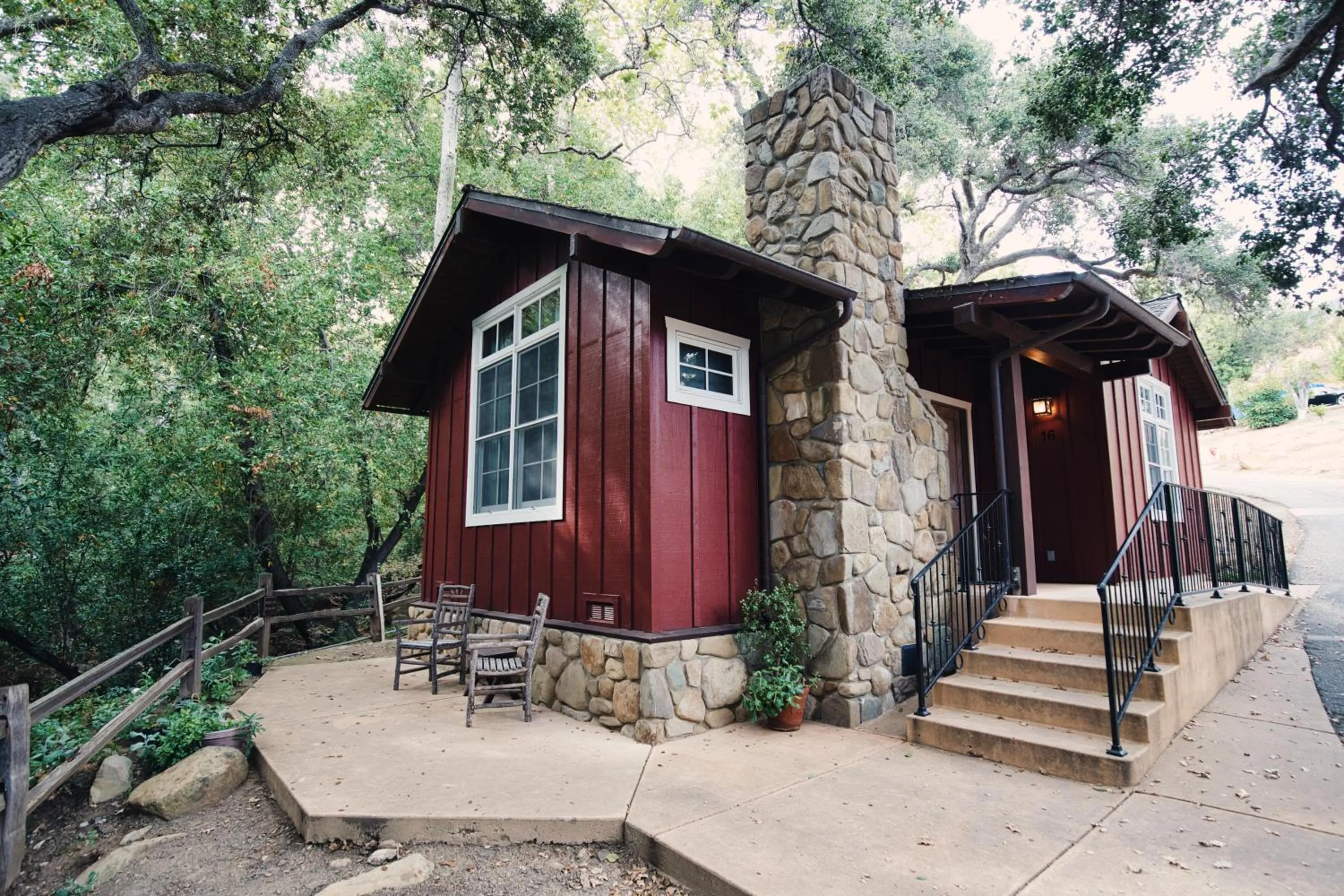 Patio in Circle Bar B Guest Ranch