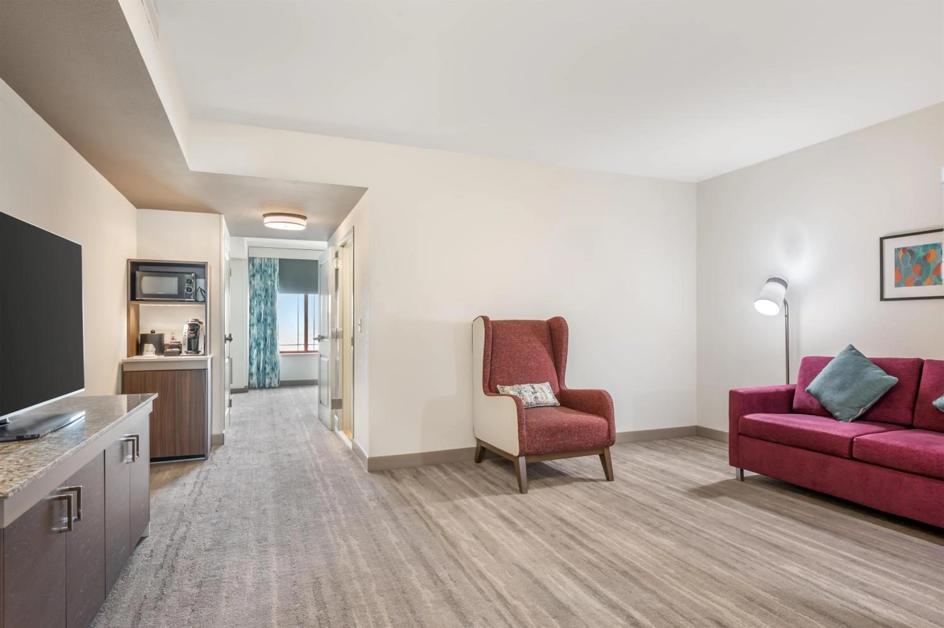 Living room in Hilton Garden Inn Wisconsin Dells