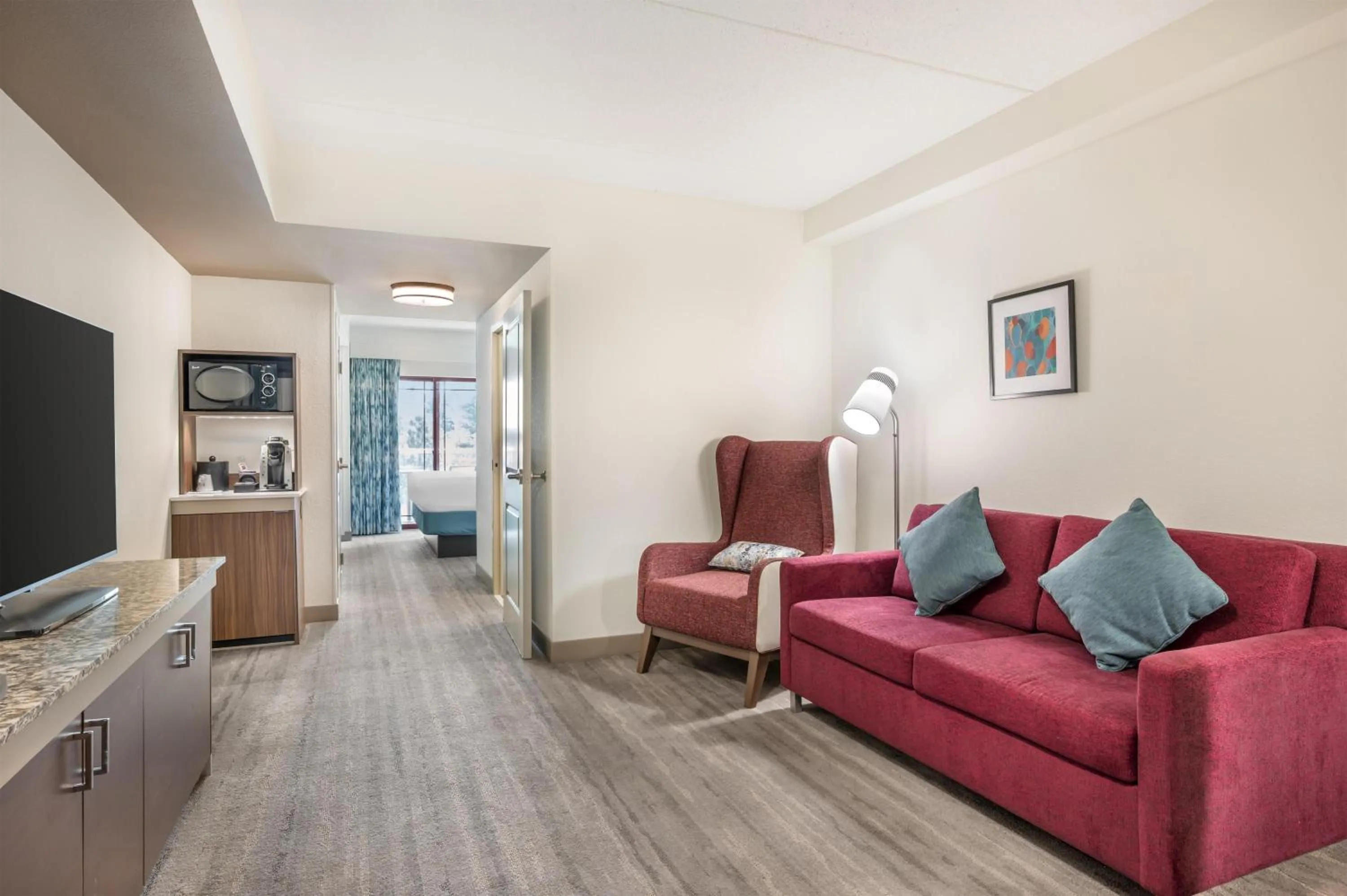 Living room in Hilton Garden Inn Wisconsin Dells