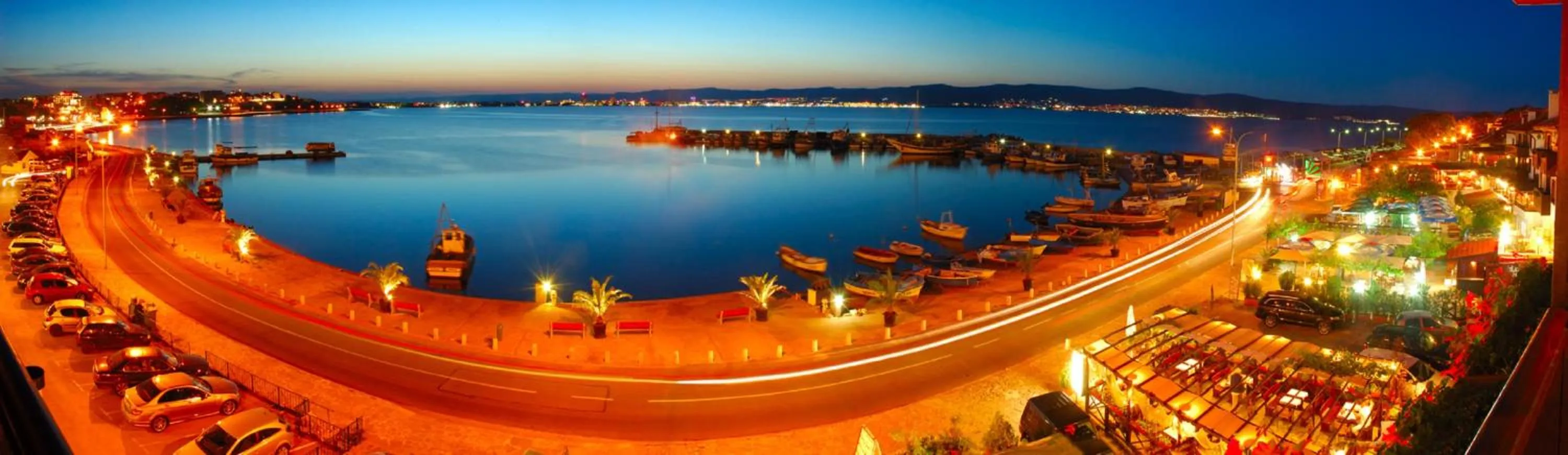 Sea view in Family Hotel Saint Nikola and Free parking