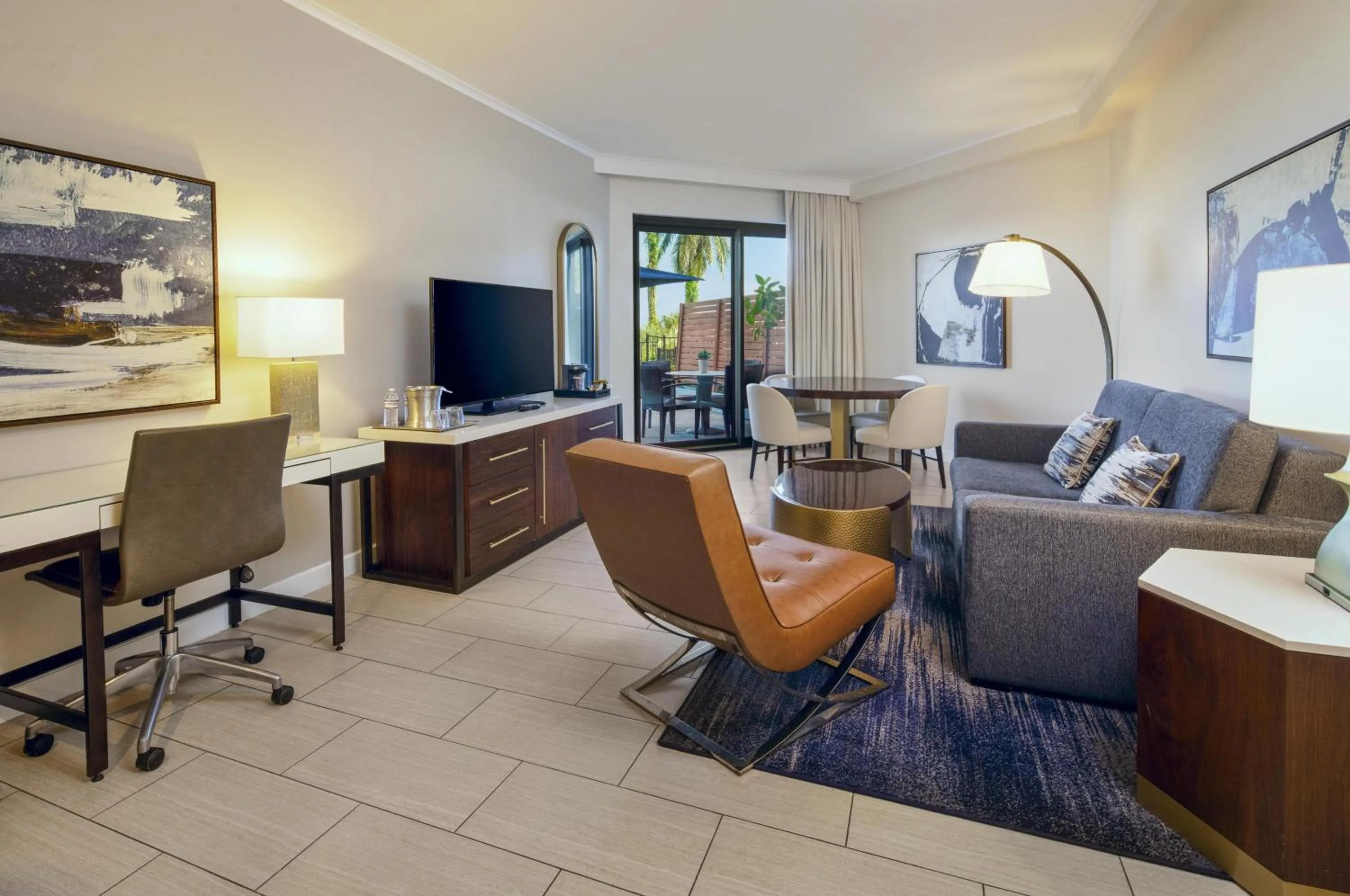Living room in Hilton Marco Island Beach Resort and Spa