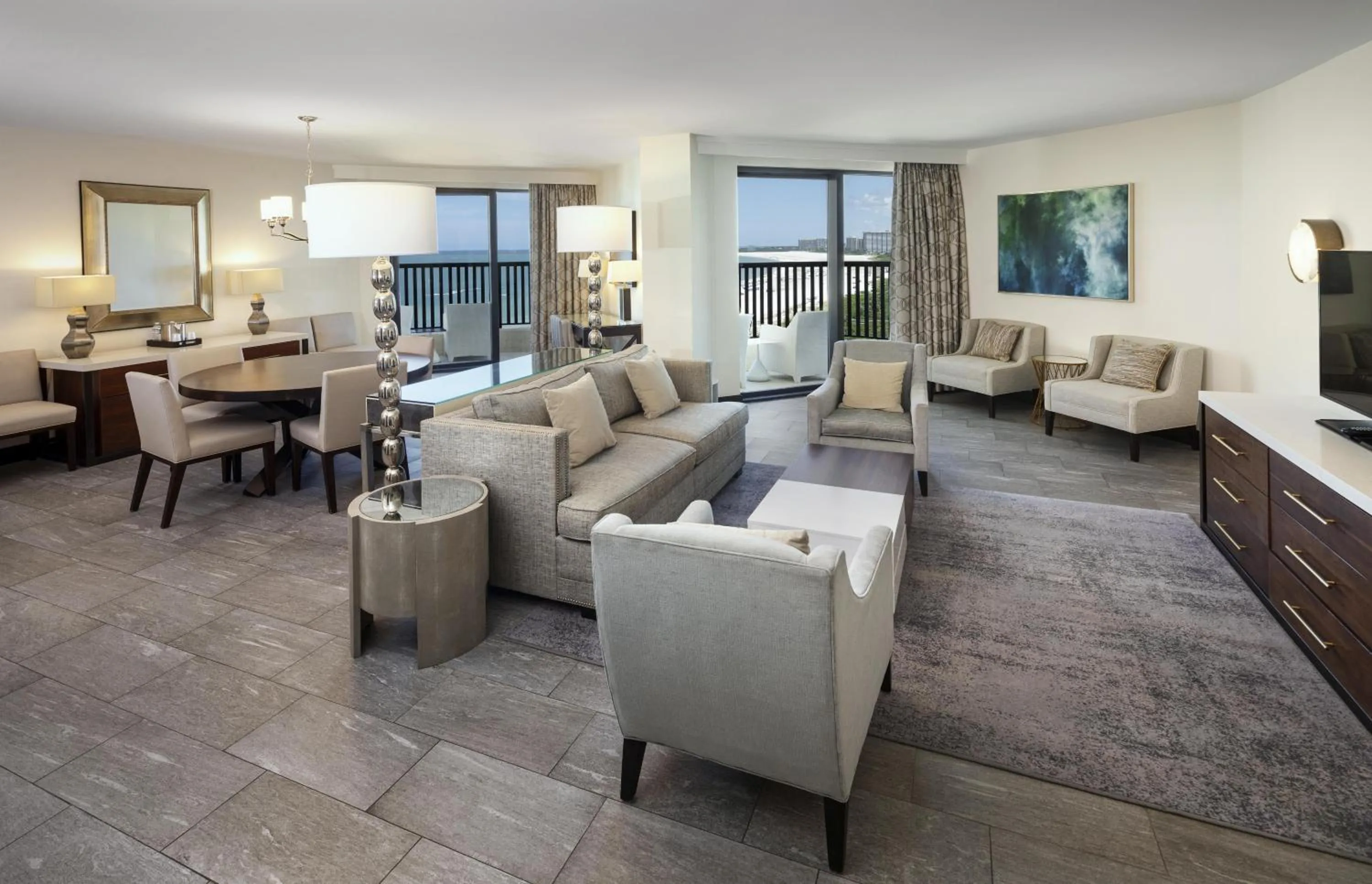 Living room in Hilton Marco Island Beach Resort and Spa