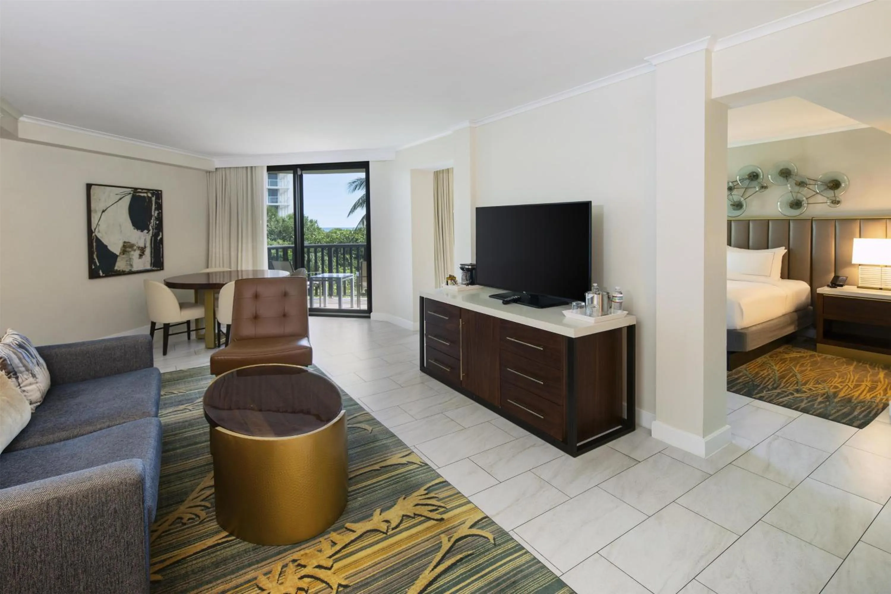 Living room in Hilton Marco Island Beach Resort and Spa