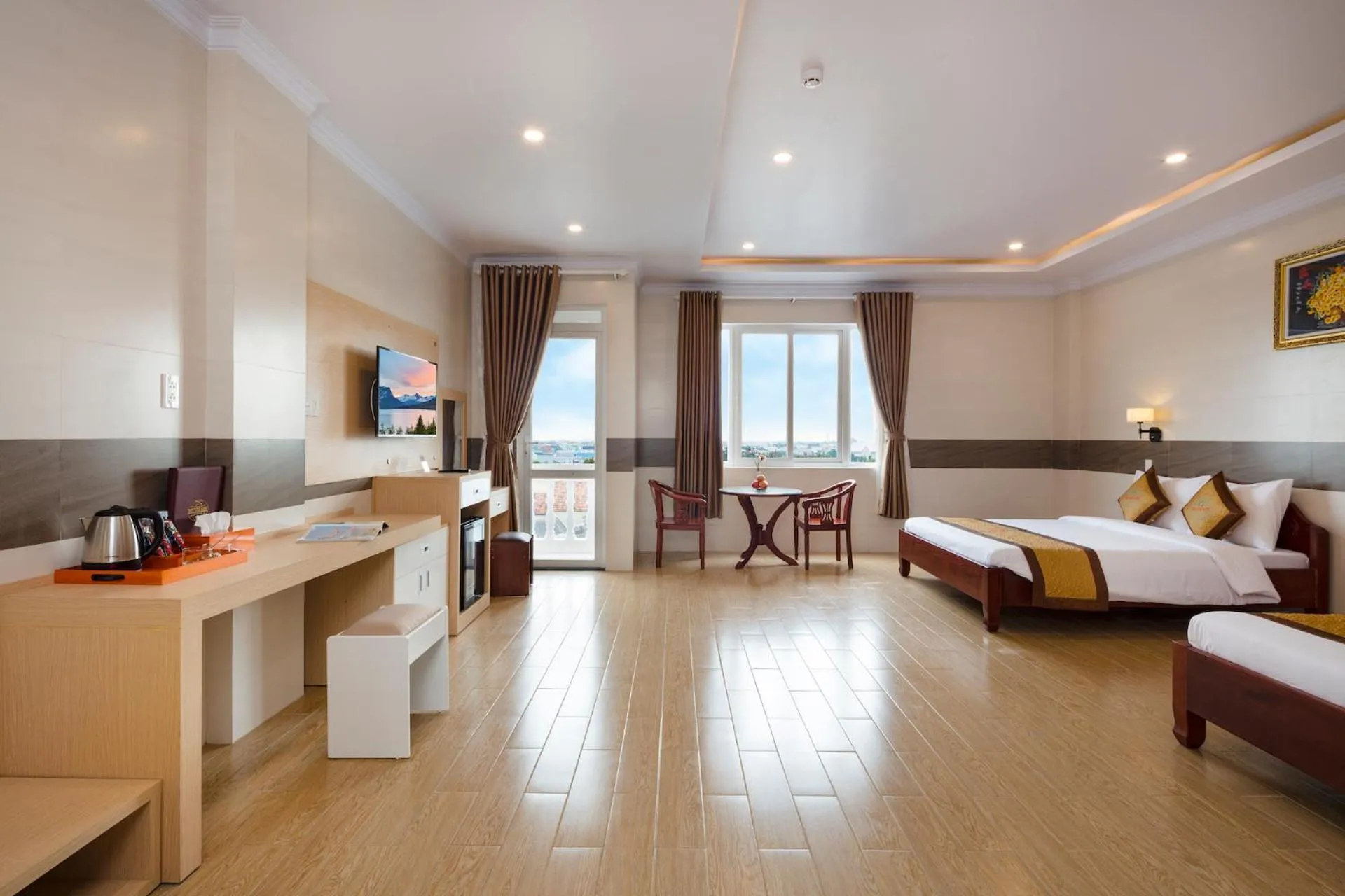 Bed in Phuc Ngoc Hotel