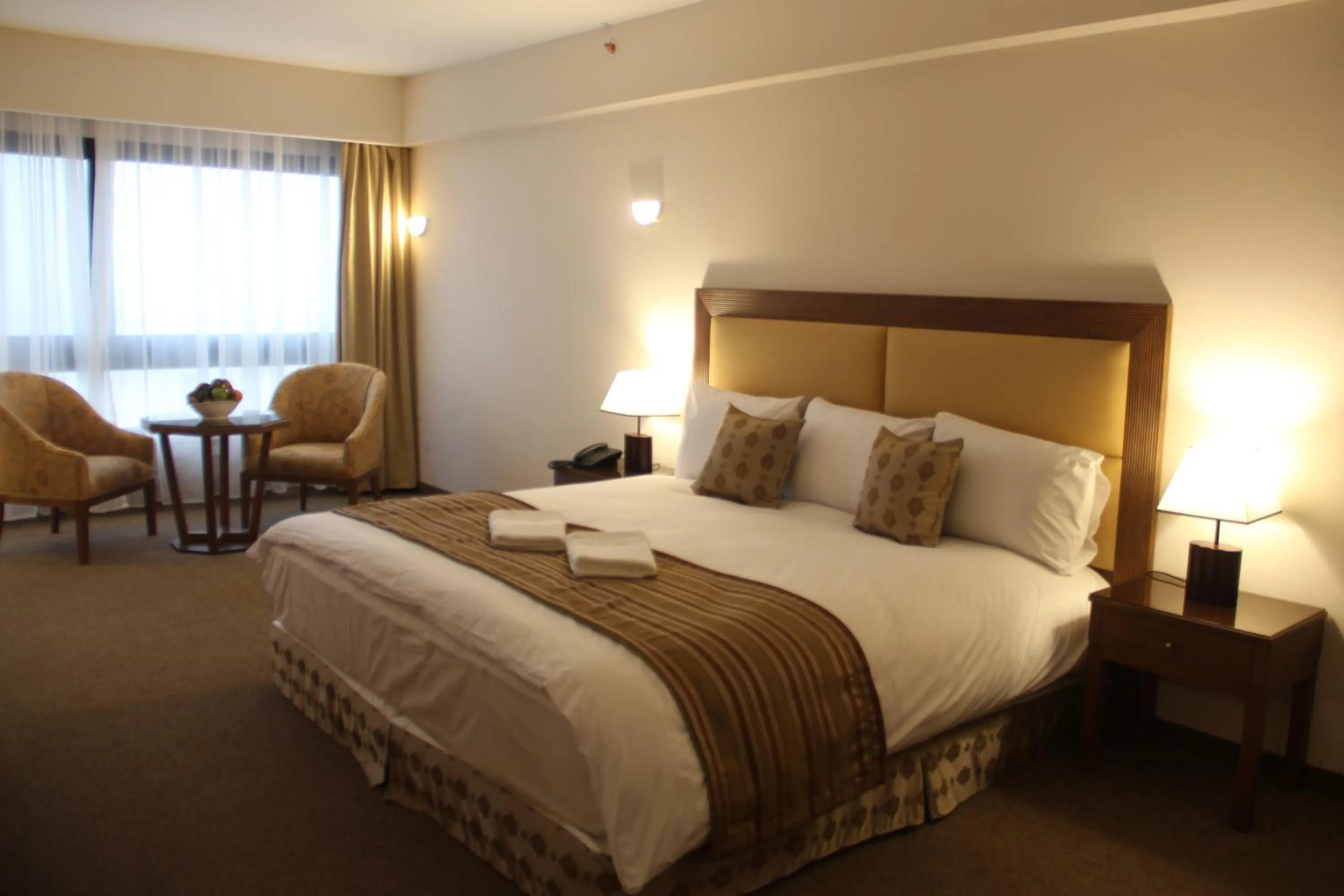 Bed in Saray Hotel Amman