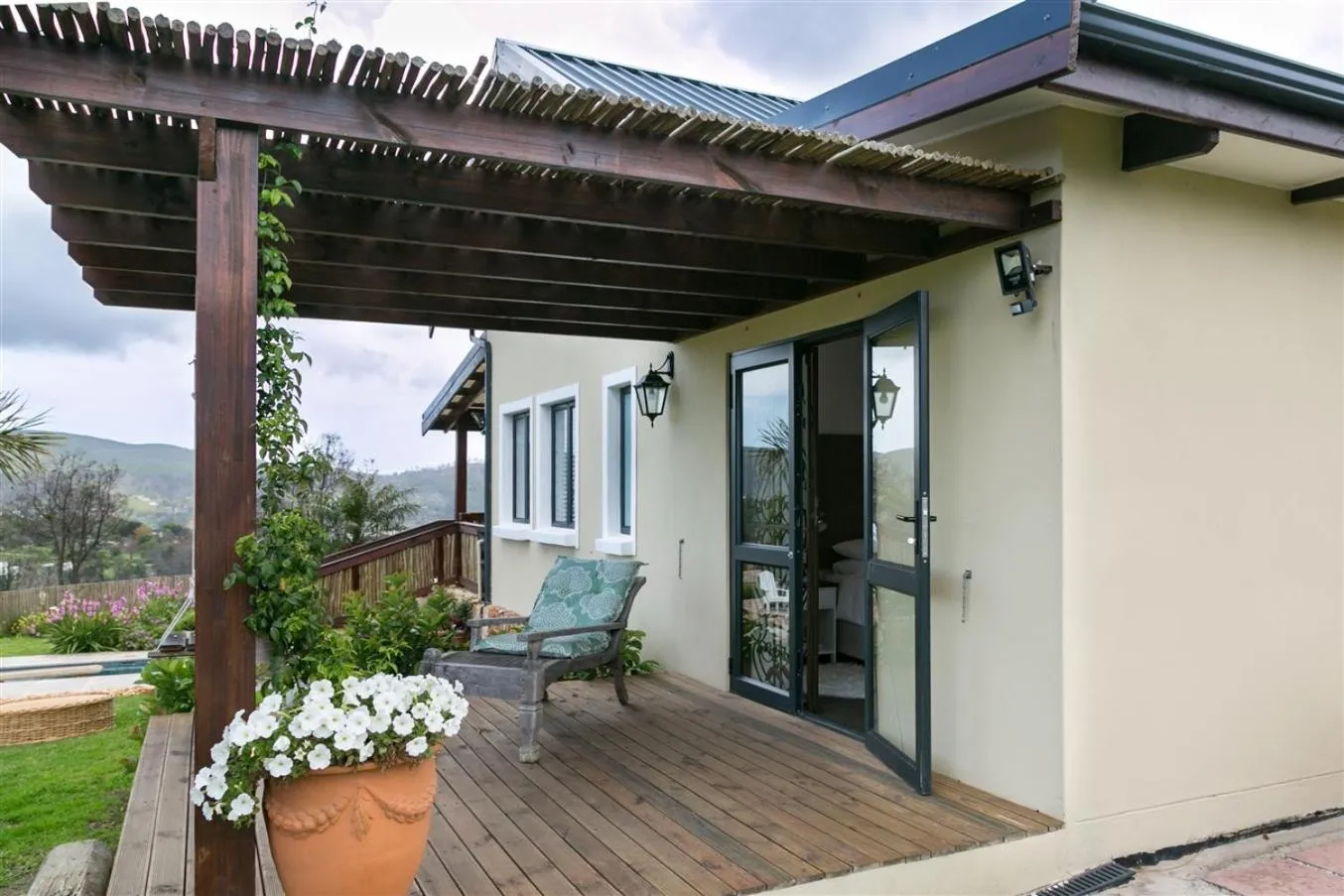 Patio in Narnia Guest House