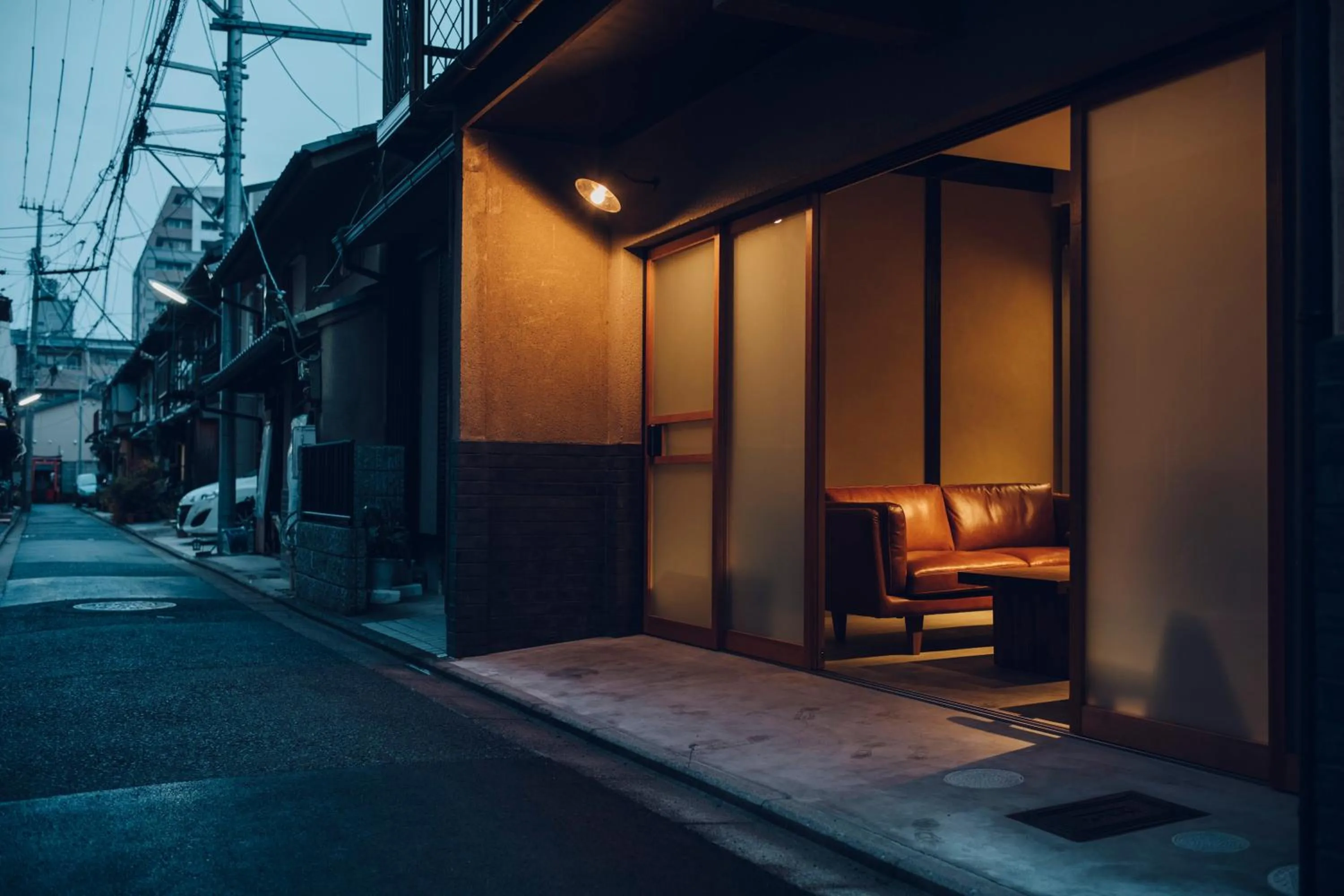 Night in Ieno House Kyoto