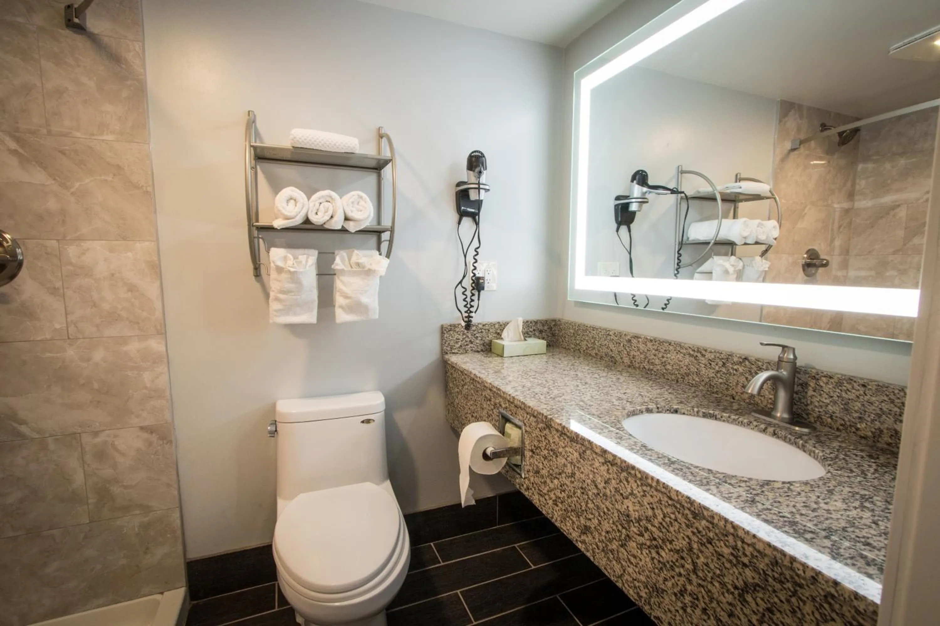 Shower in Envi Boutique Hotel Henderson-Evansville South