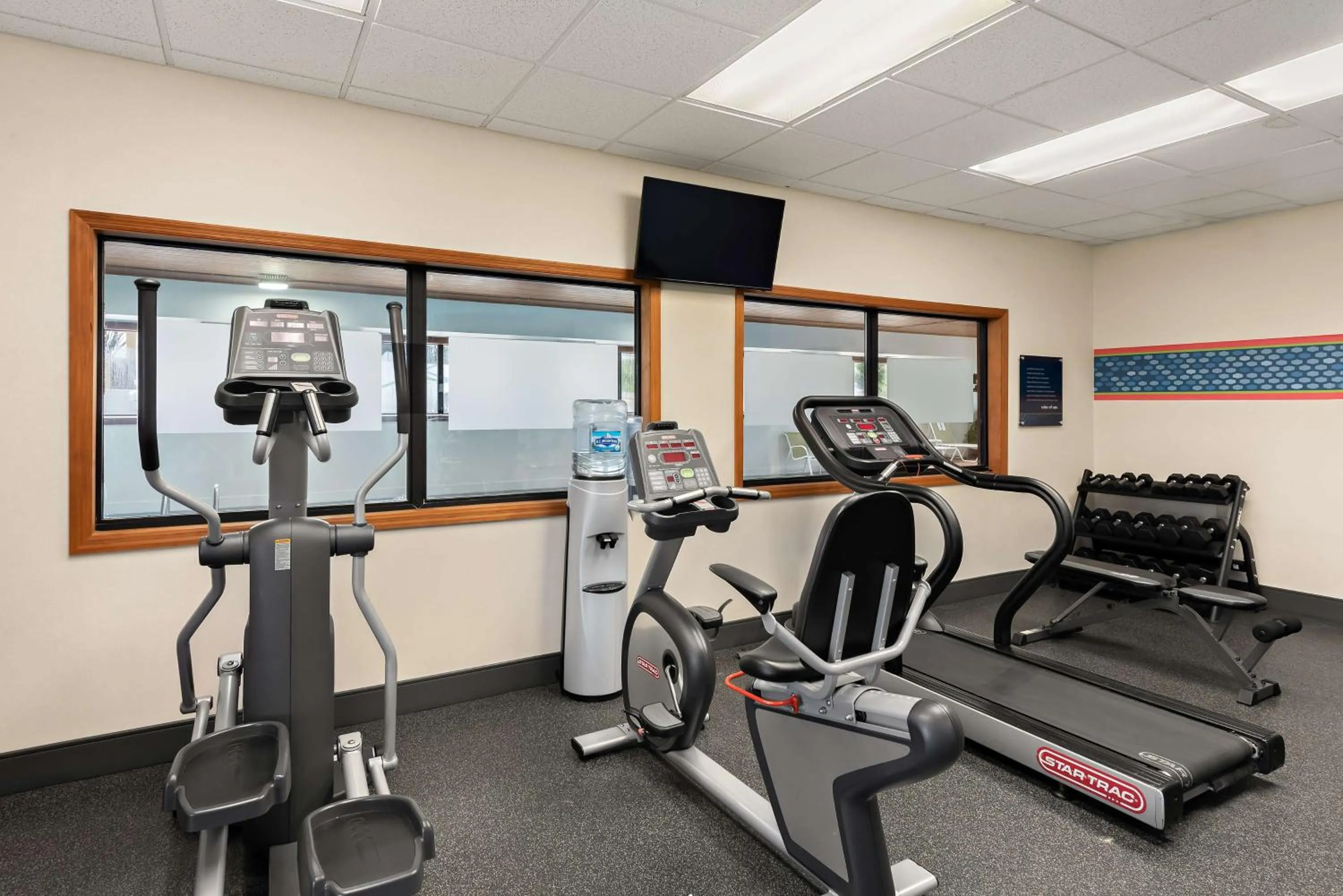 Fitness centre/facilities in Hampton Inn Lancaster