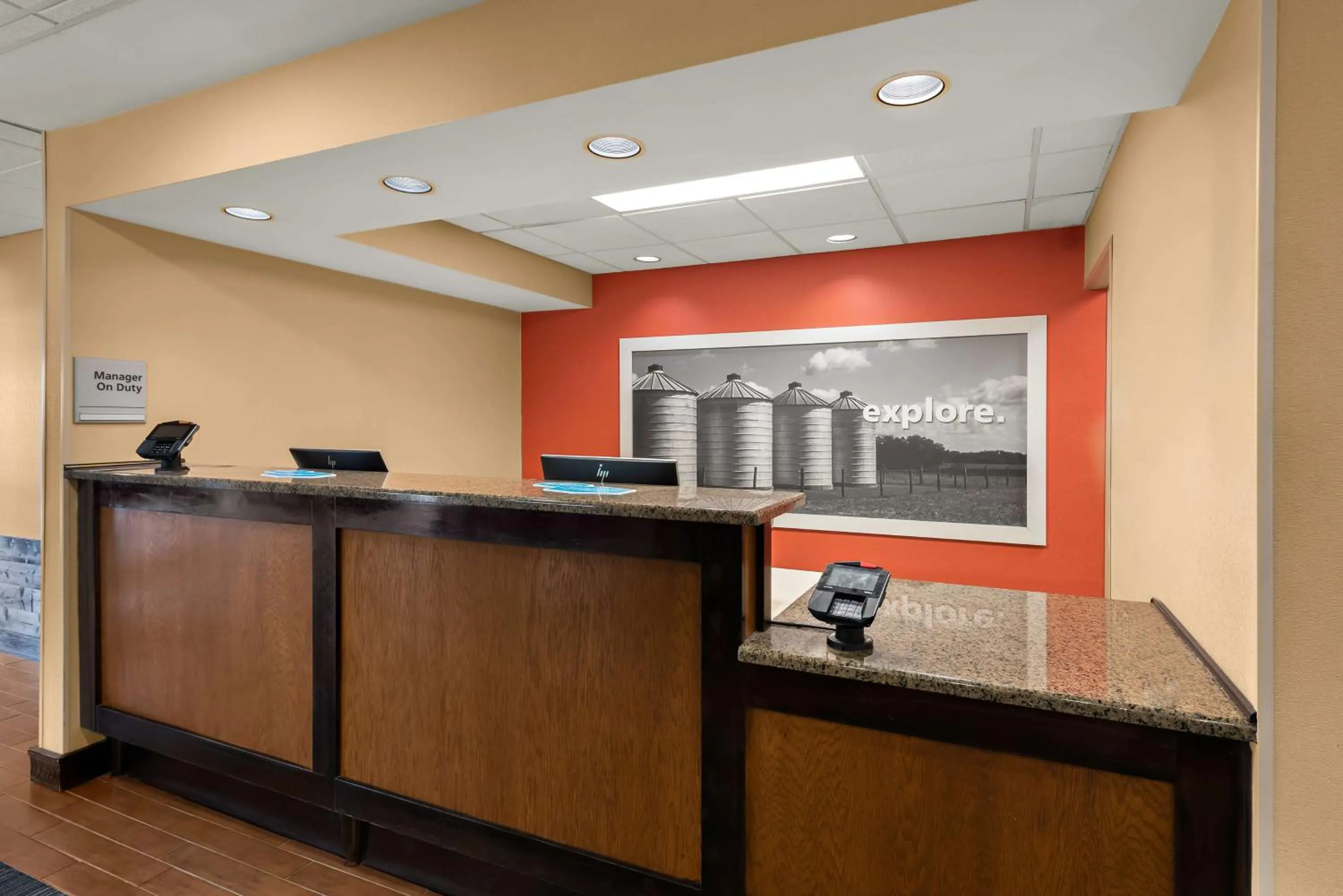 Lobby or reception in Hampton Inn Lancaster