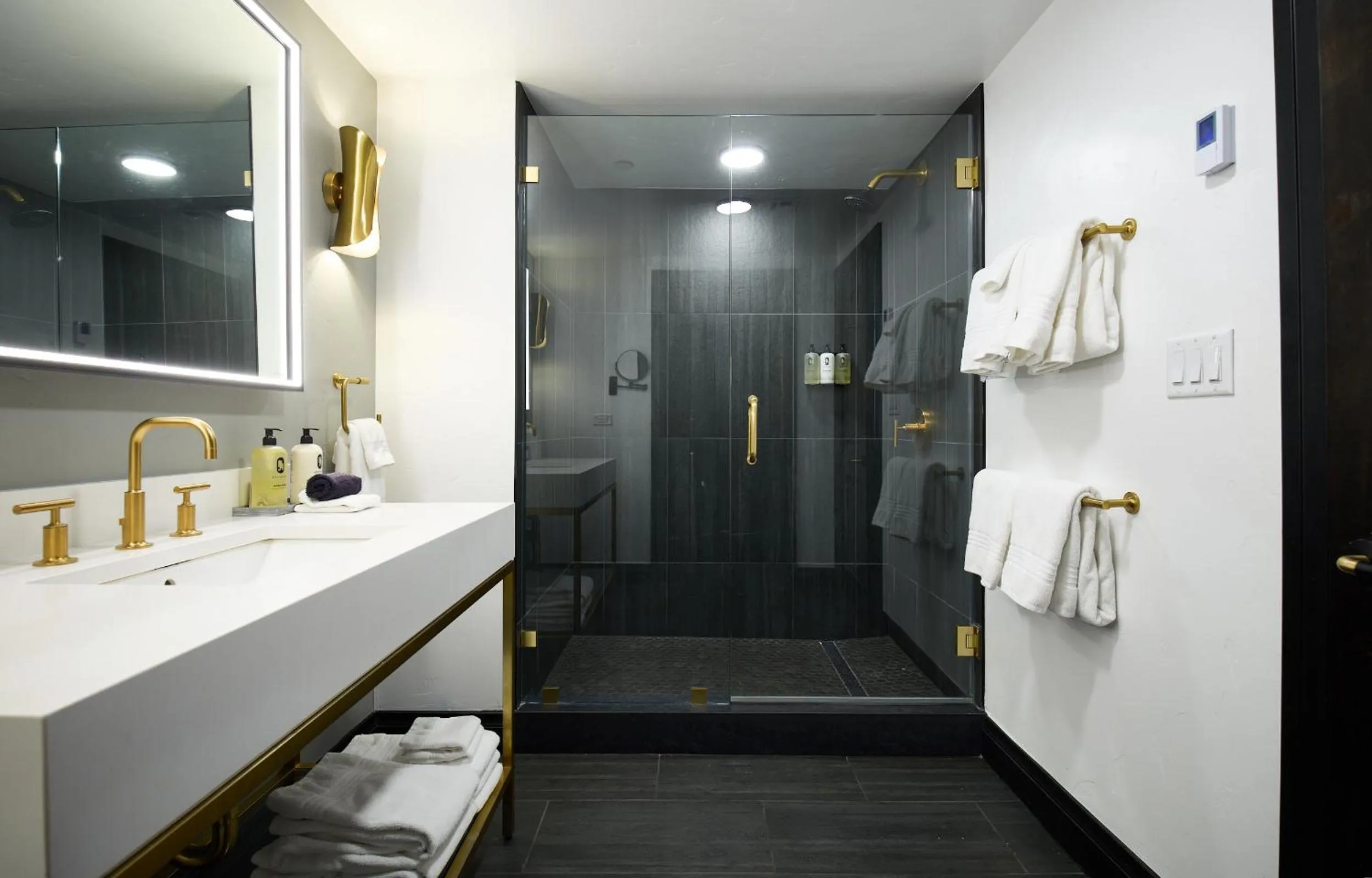 Shower in Gravity Haus Vail