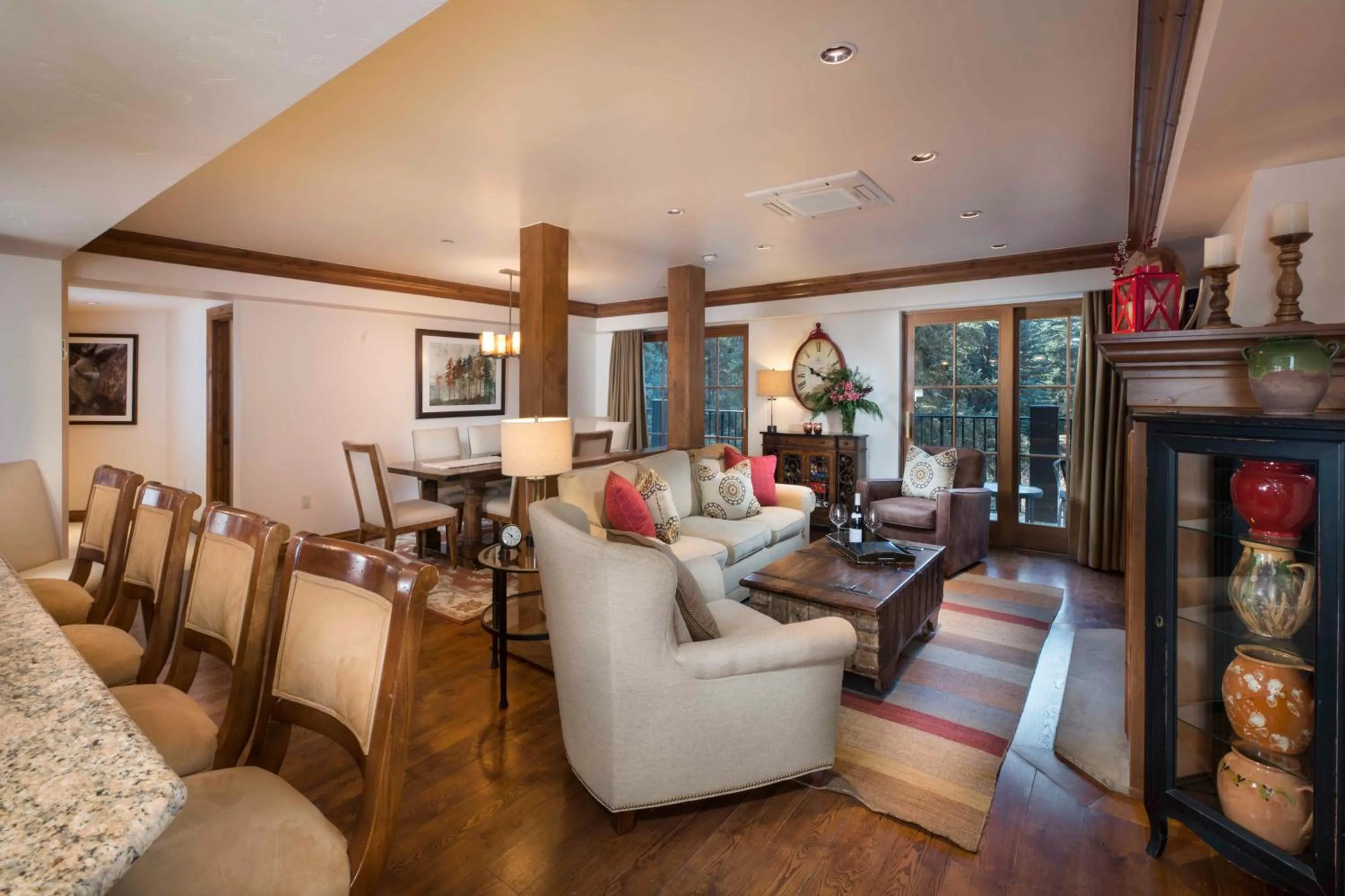 Living room in Gravity Haus Vail