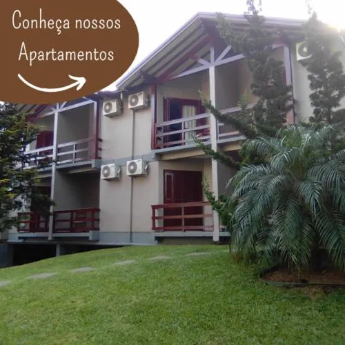 Property building in Hotel Cabana Jardim de Flores