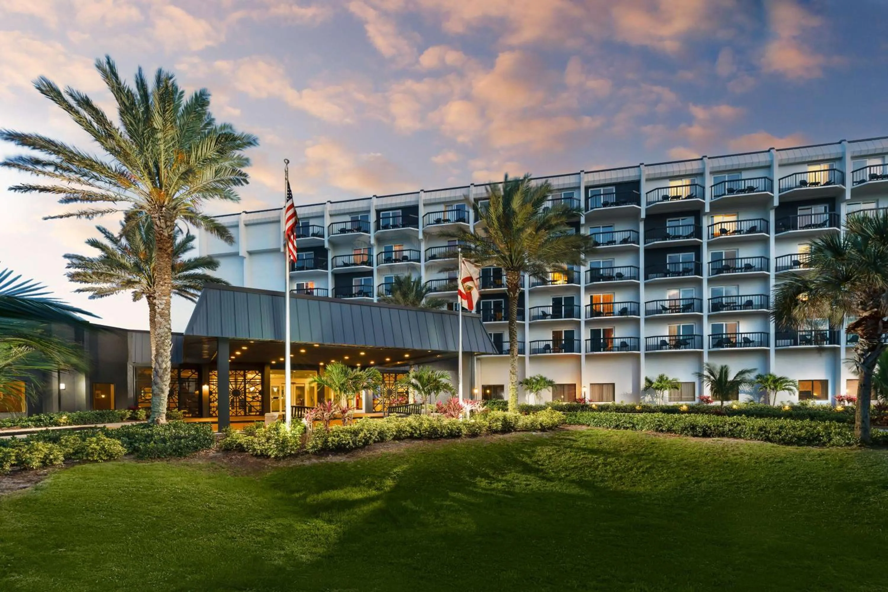 Property building in Hilton Garden Inn Cocoa Beach-Oceanfront, FL