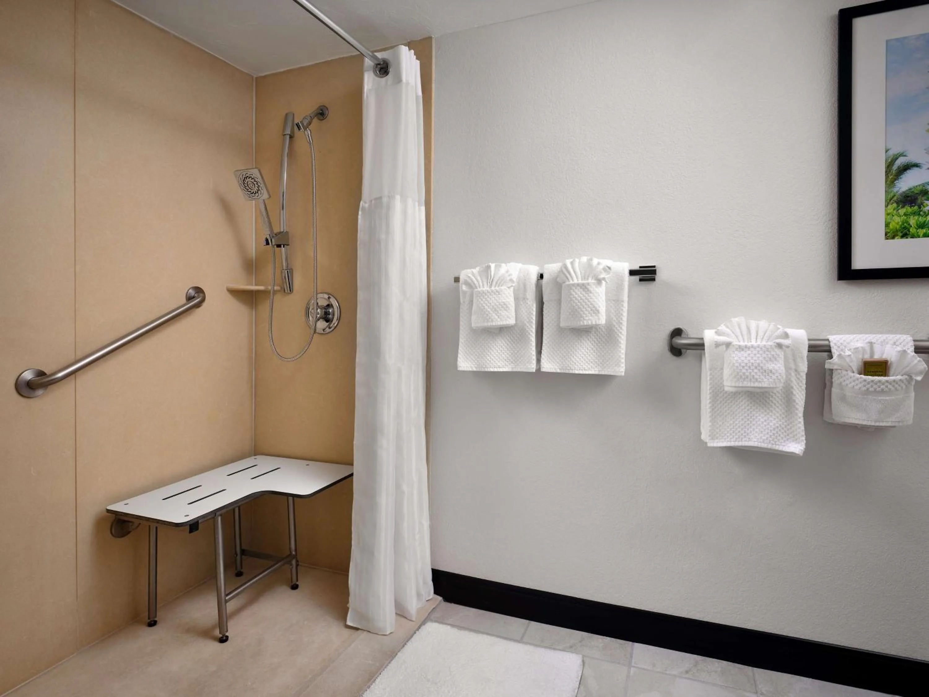Bathroom in Hilton Garden Inn Cocoa Beach-Oceanfront, FL