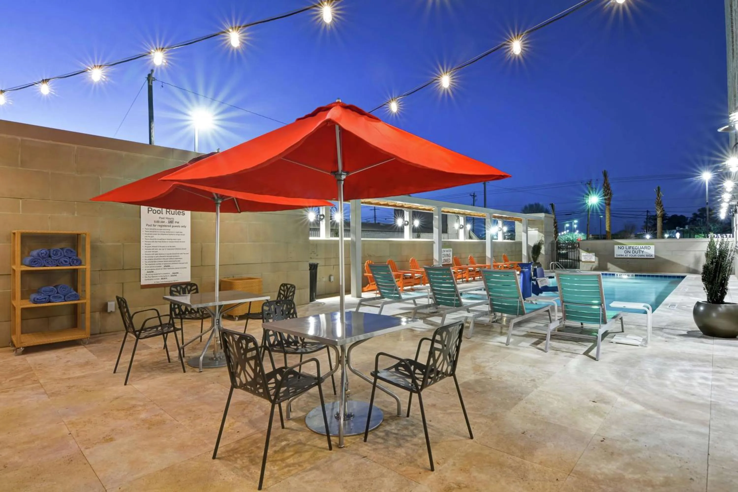 Pool view in Home2 Suites Charleston West Ashley
