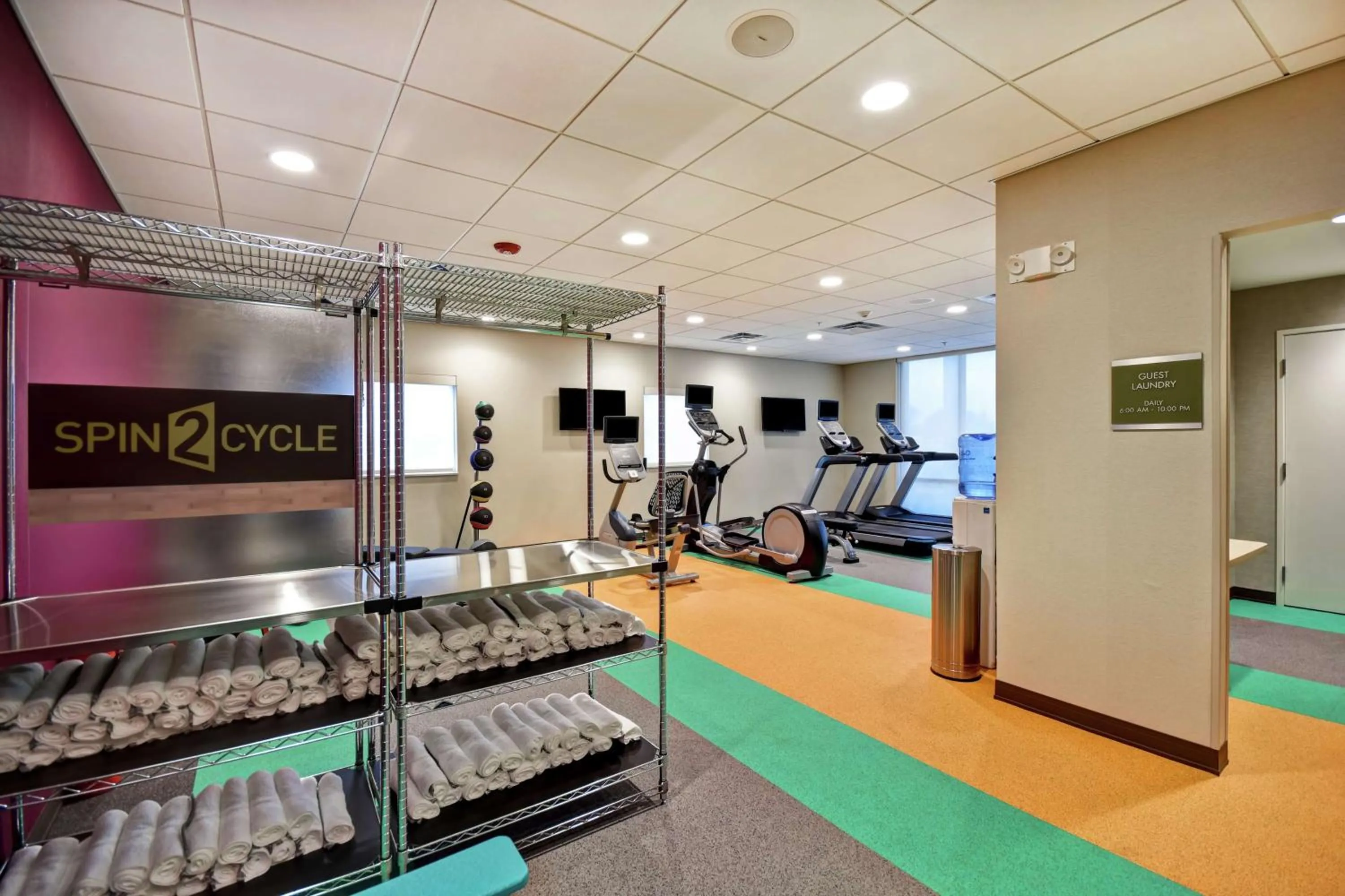 Fitness centre/facilities in Home2 Suites By Hilton Terre Haute