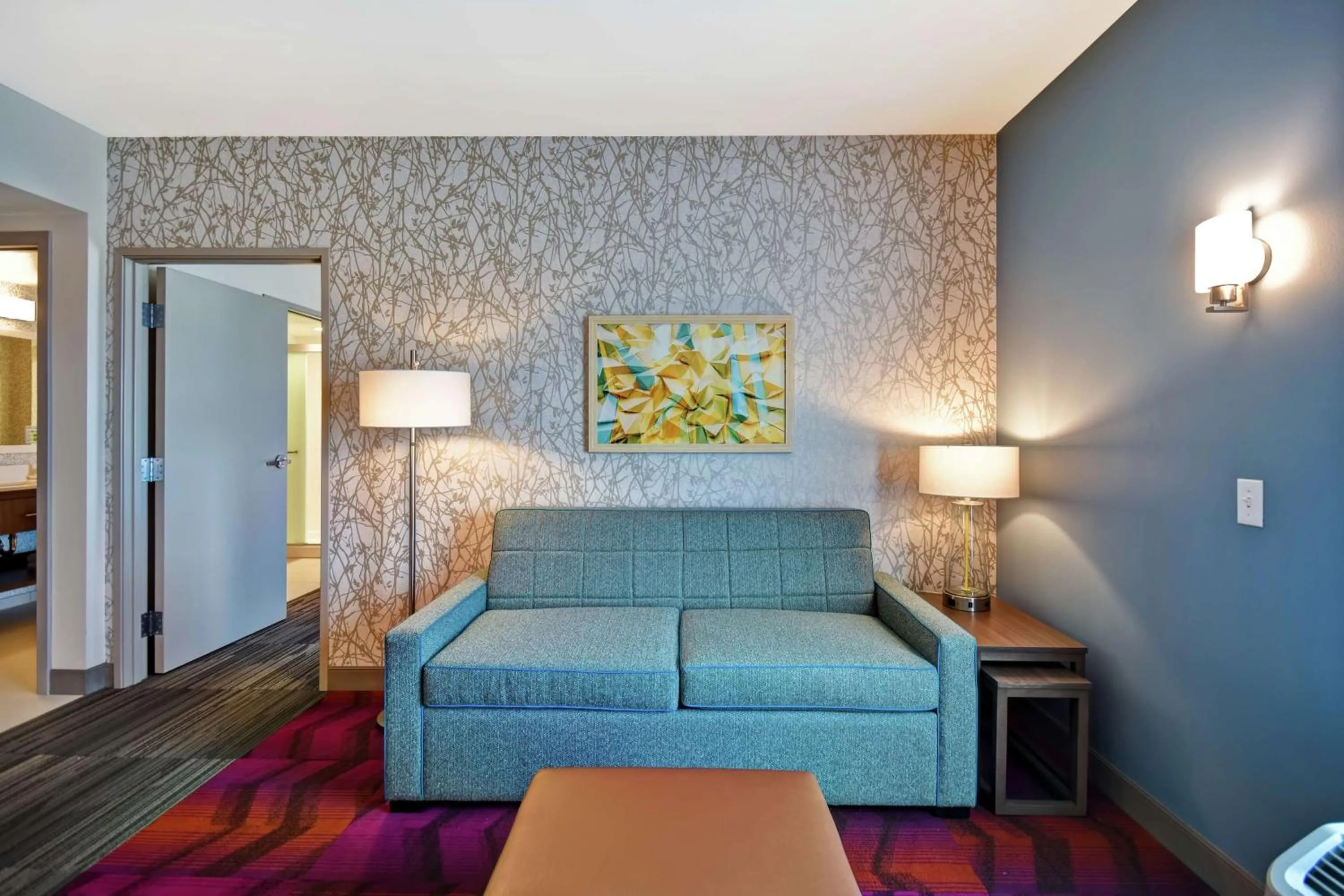 Living room in Home2 Suites By Hilton Terre Haute