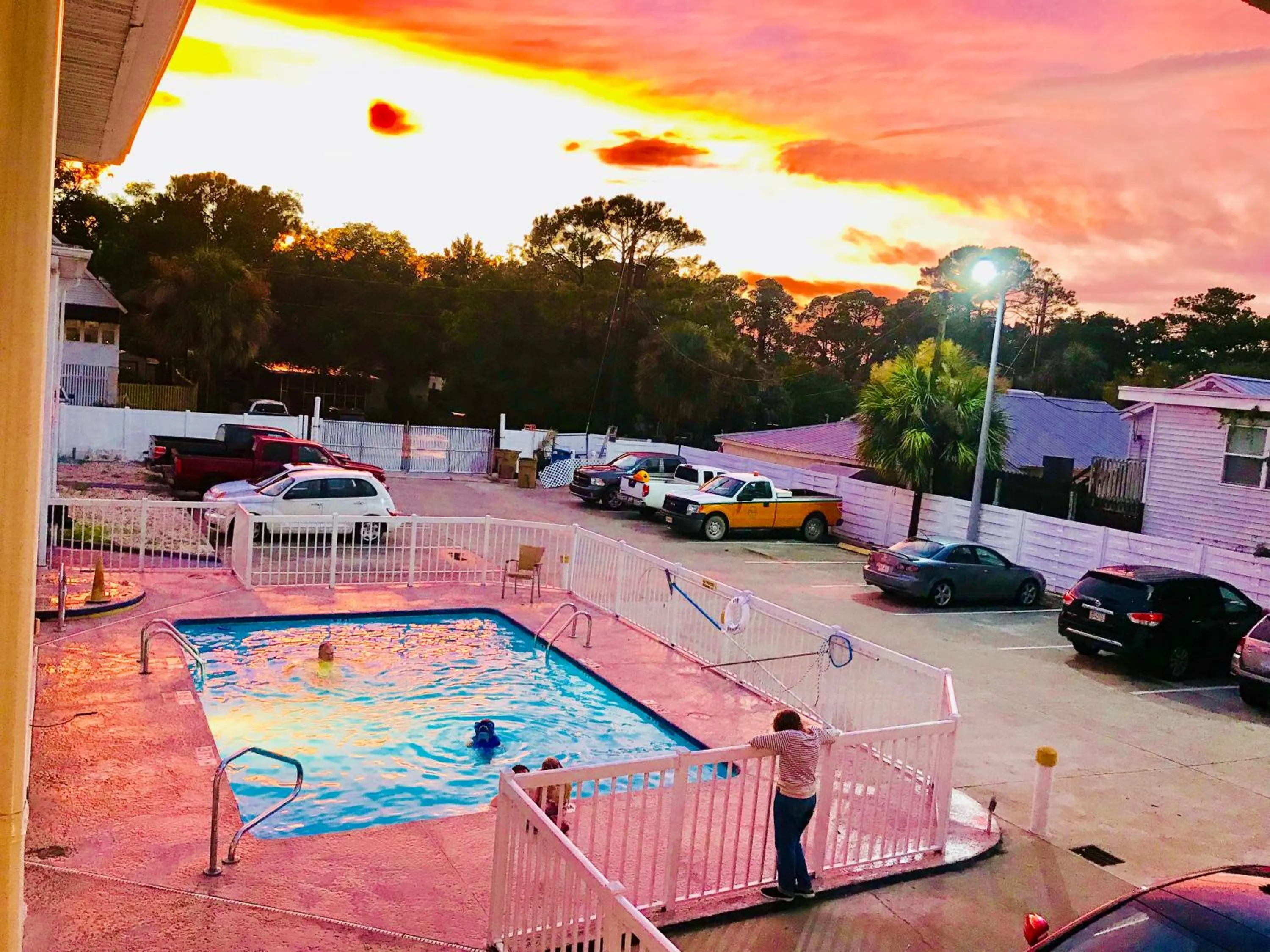 Swimming pool in Sky Suites