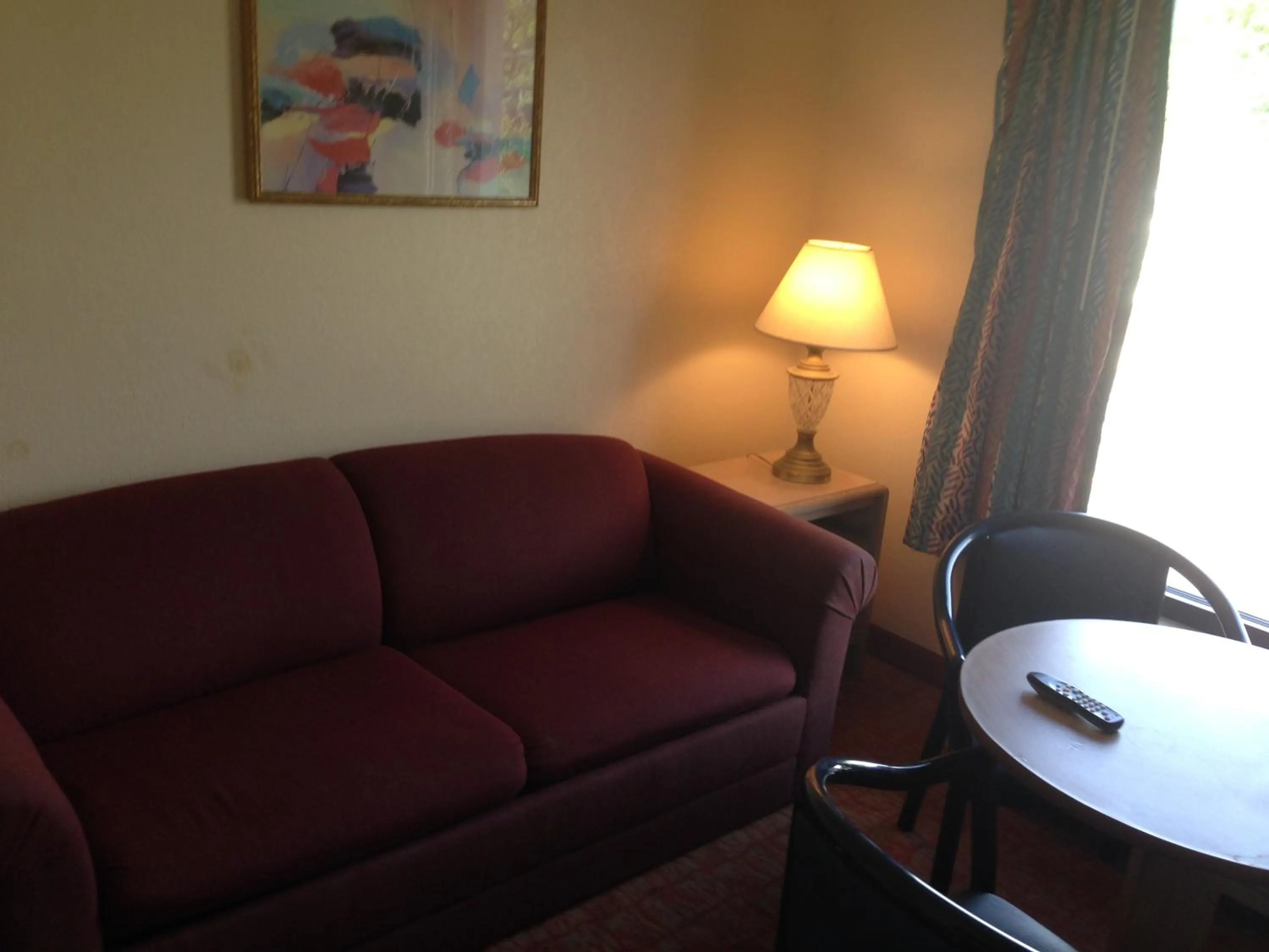 Seating area in Sky Suites