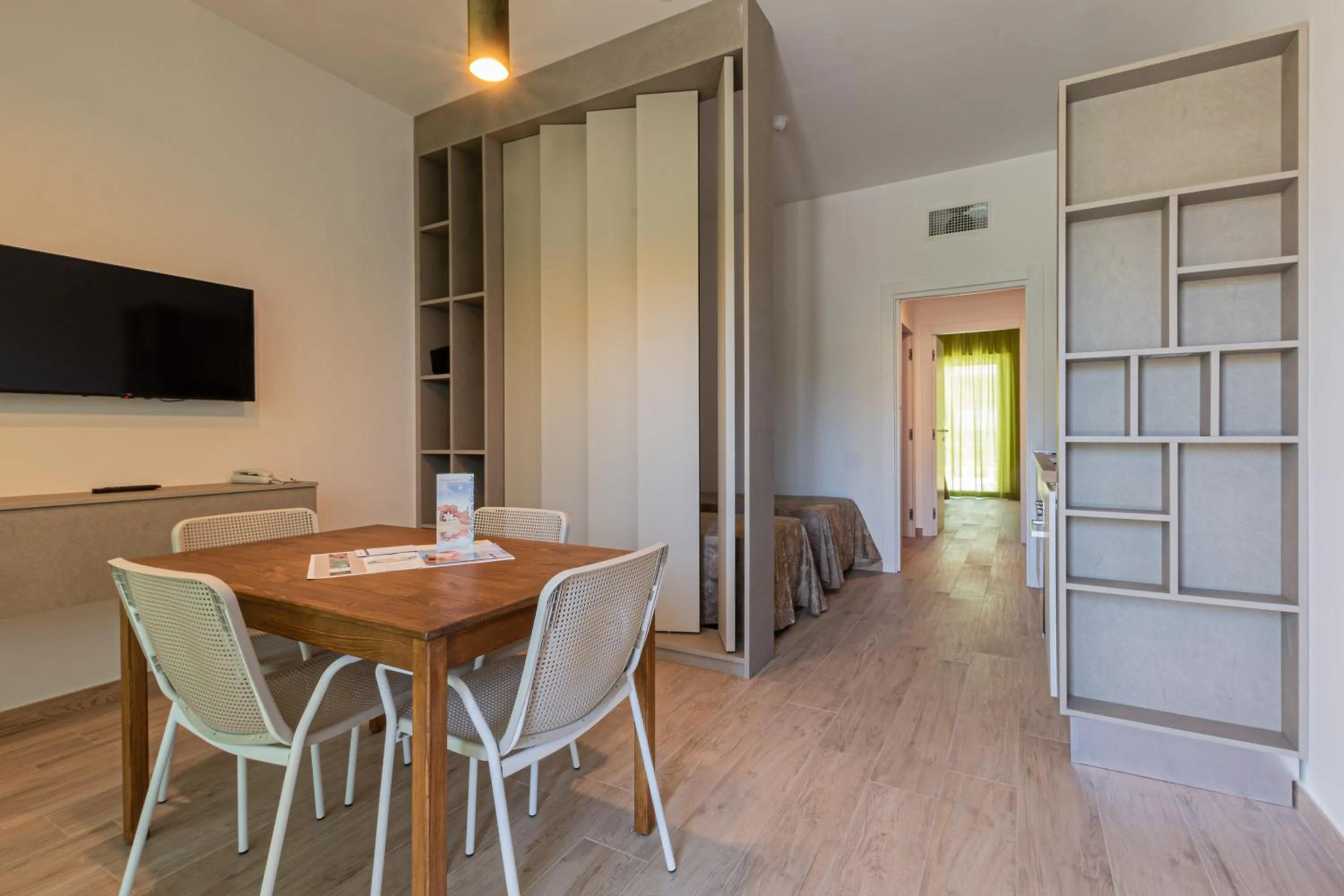 Kitchen or kitchenette in Suite du Parc & Hotel