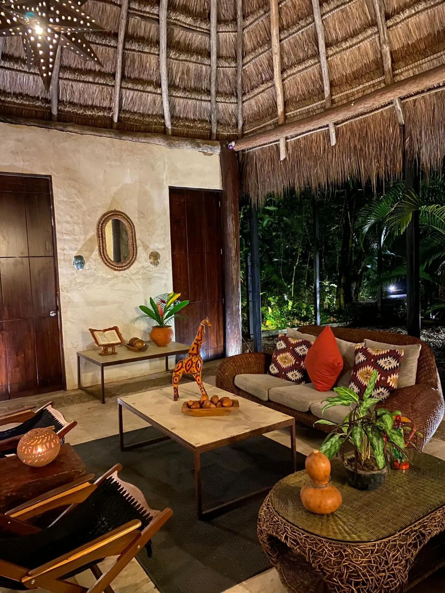 Living room in Piedra de Agua Palenque