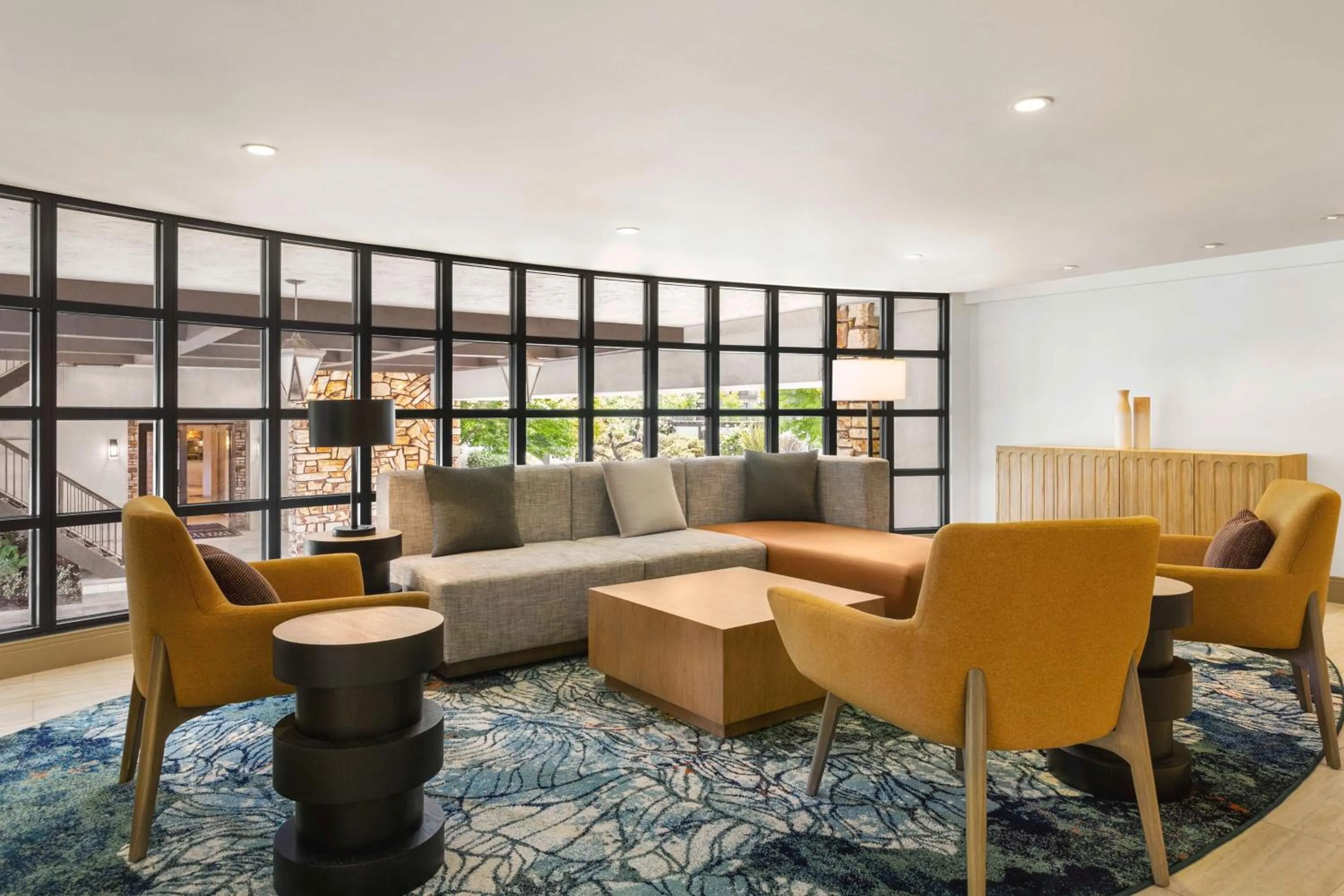 Lobby or reception in Hilton Garden Inn Monterey