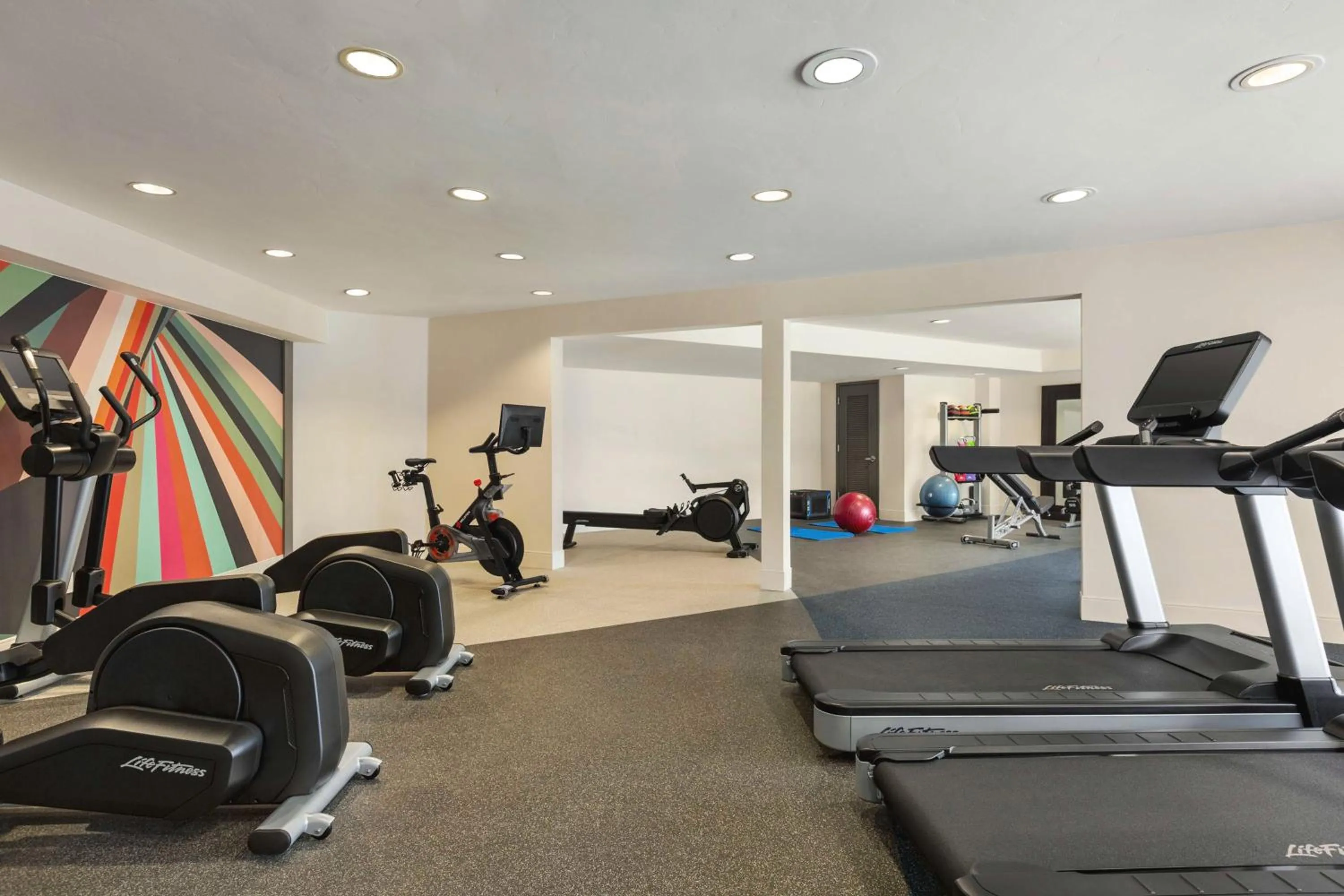 Fitness centre/facilities in Hilton Garden Inn Monterey