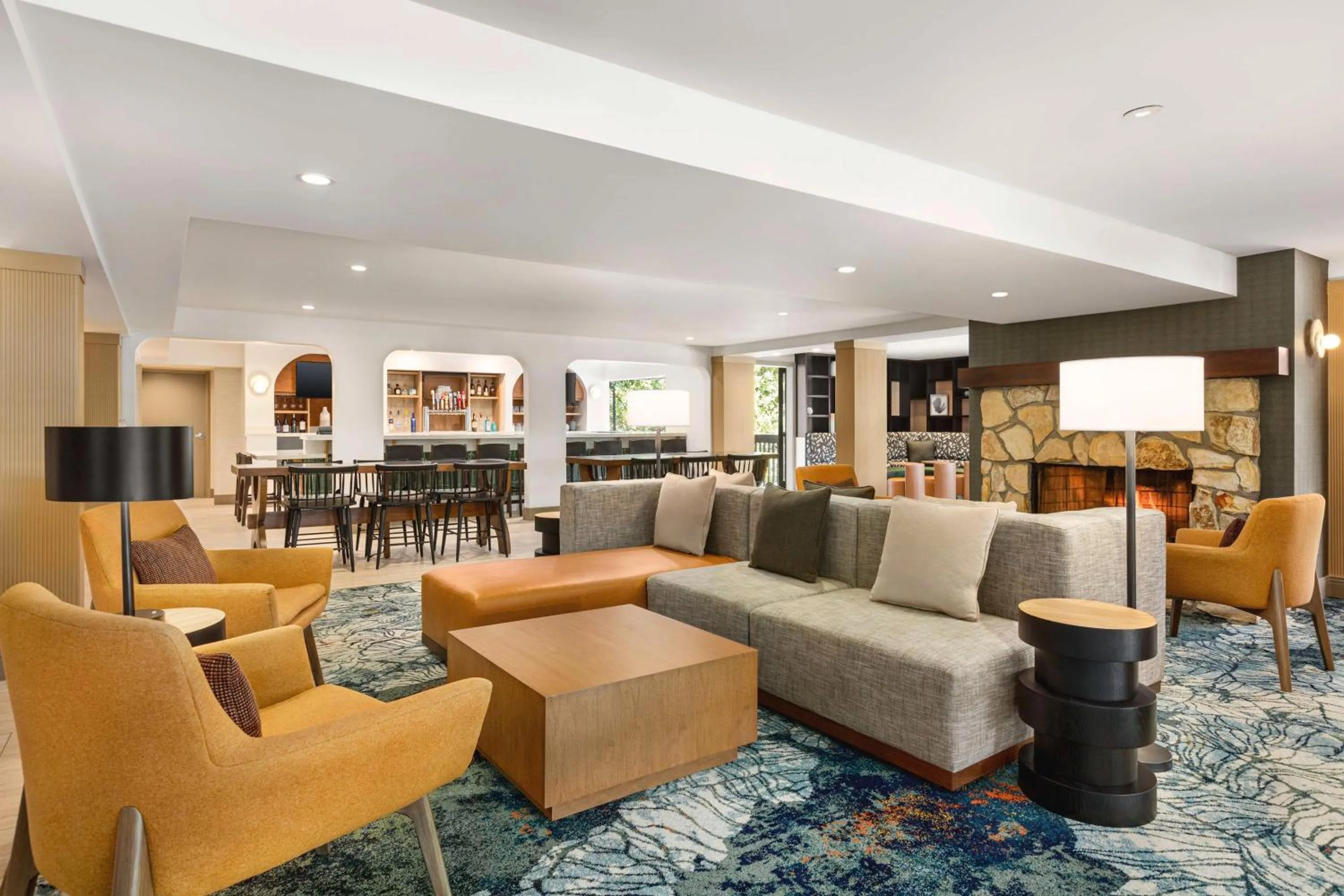 Lobby or reception in Hilton Garden Inn Monterey