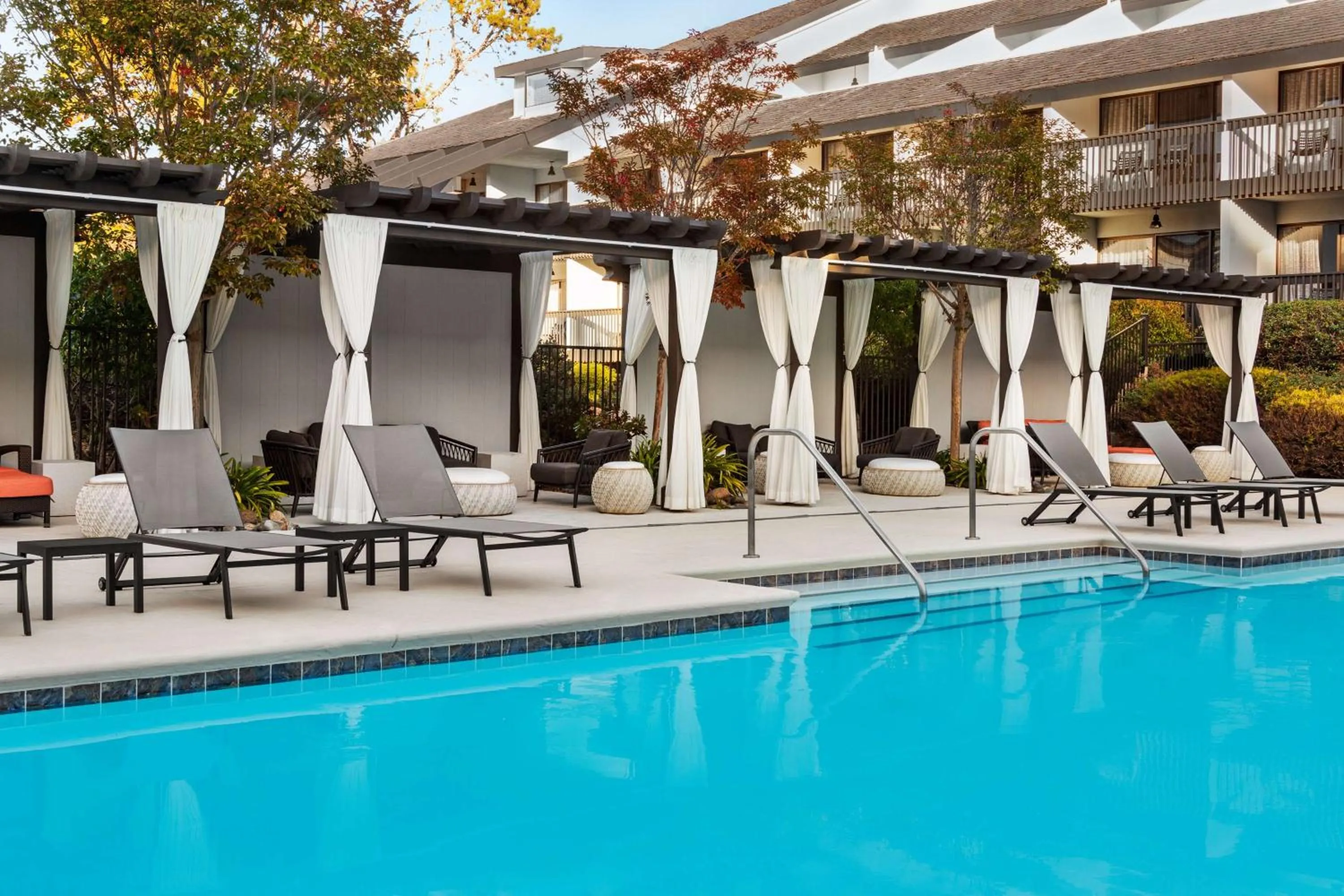 Pool view in Hilton Garden Inn Monterey