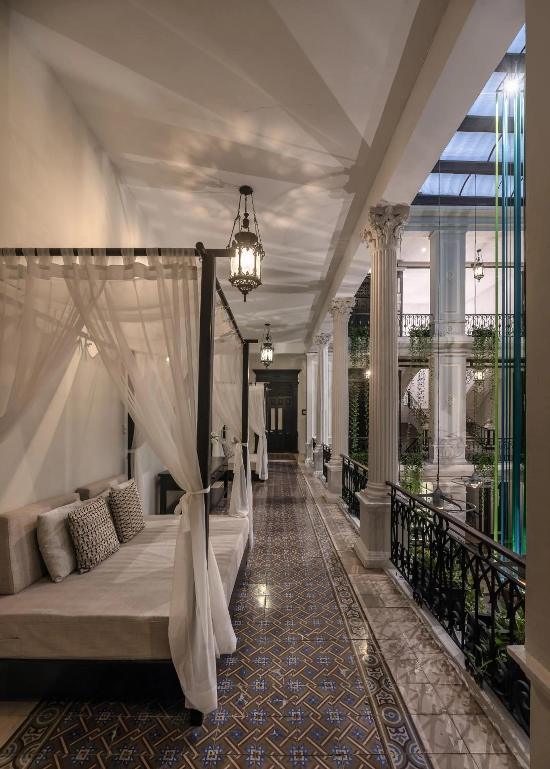 Living room, Bed in Piedra de Agua Merida