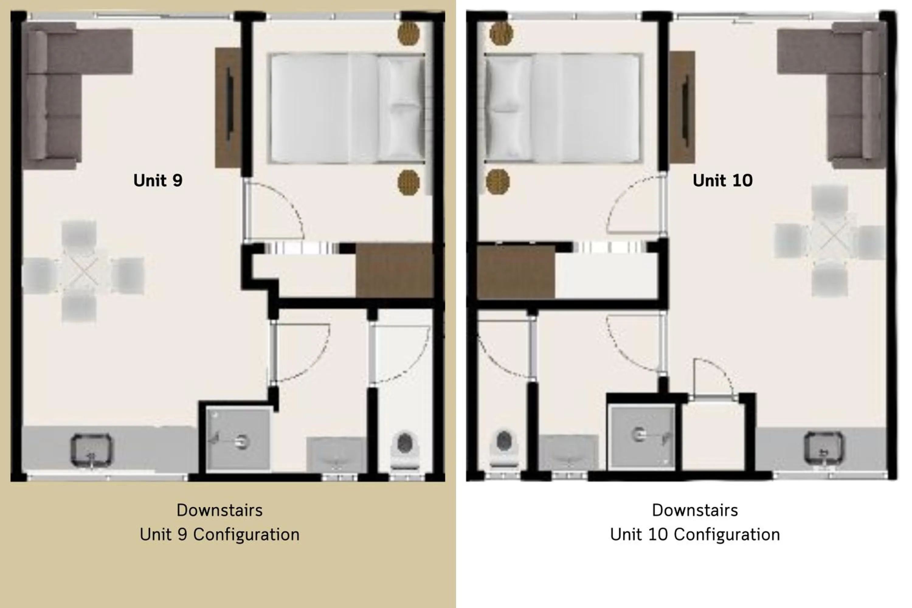 Floor plan in Waikanae Beach Motel